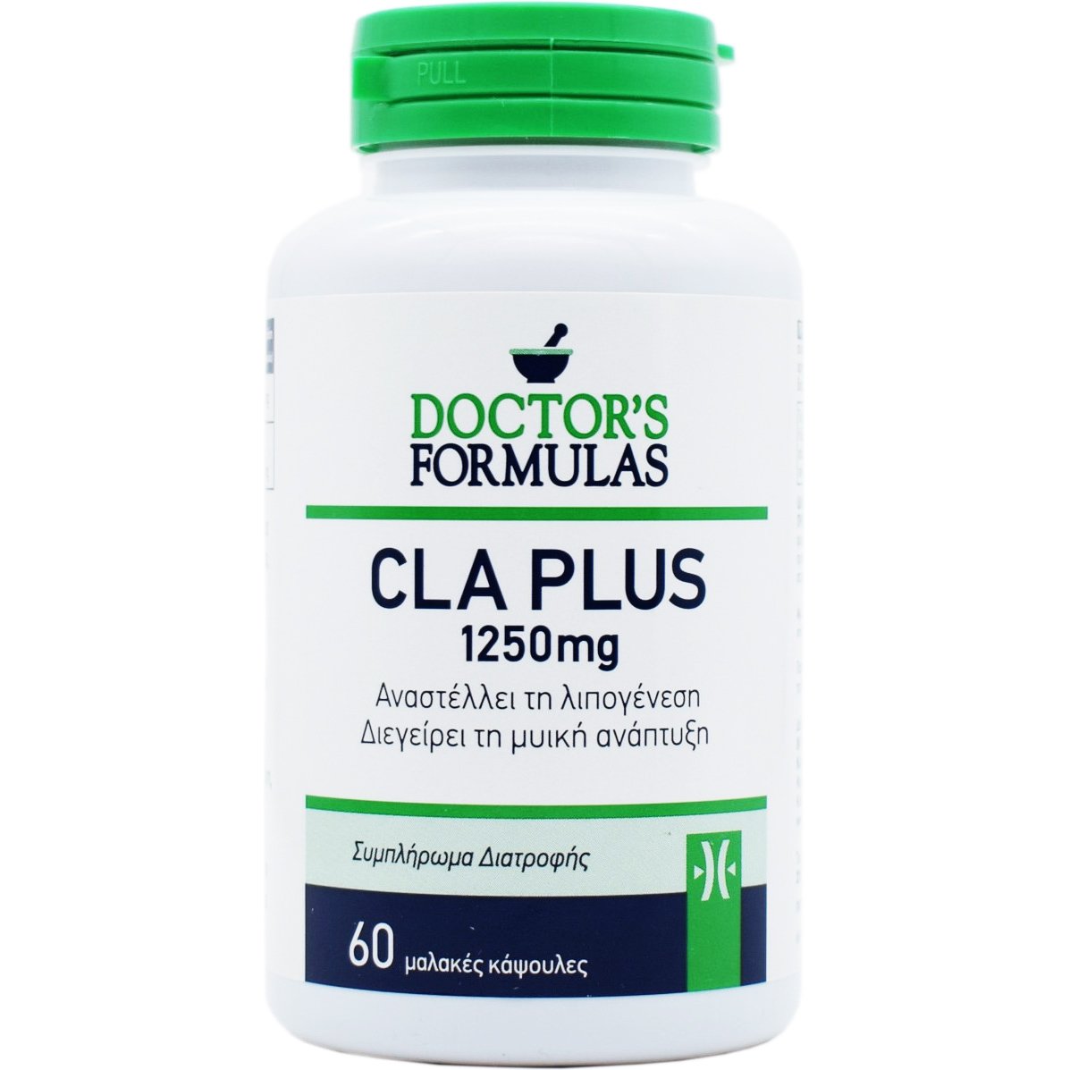 Doctor's Formulas Doctor's Formulas CLA Plus 1250mg Συμπλήρωμα Διατροφής Λινολεϊκού Οξέους για το Μεταβολισμό του Λίπους, Έλεγχο Βάρους & Αύξηση της Μυϊκής Μάζας 60 Softgels