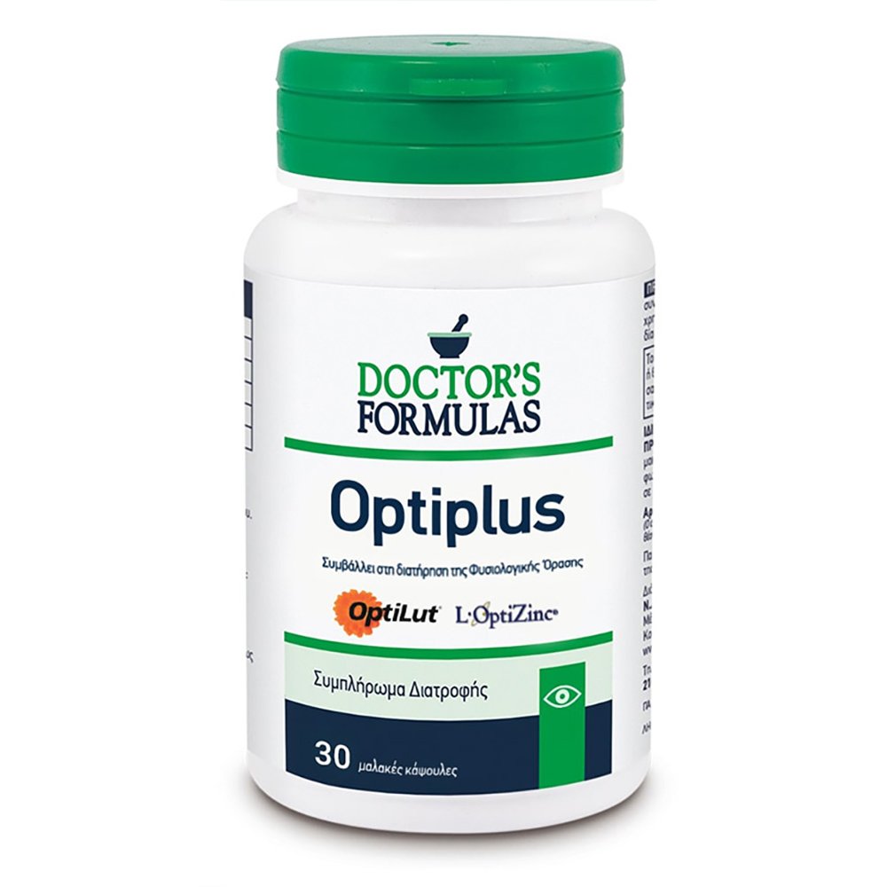 Doctor's Formulas Doctor's Formulas Optiplus Συμπλήρωμα Διατροφής για τη Διατήρηση της Φυσιολογικής Όρασης 30caps