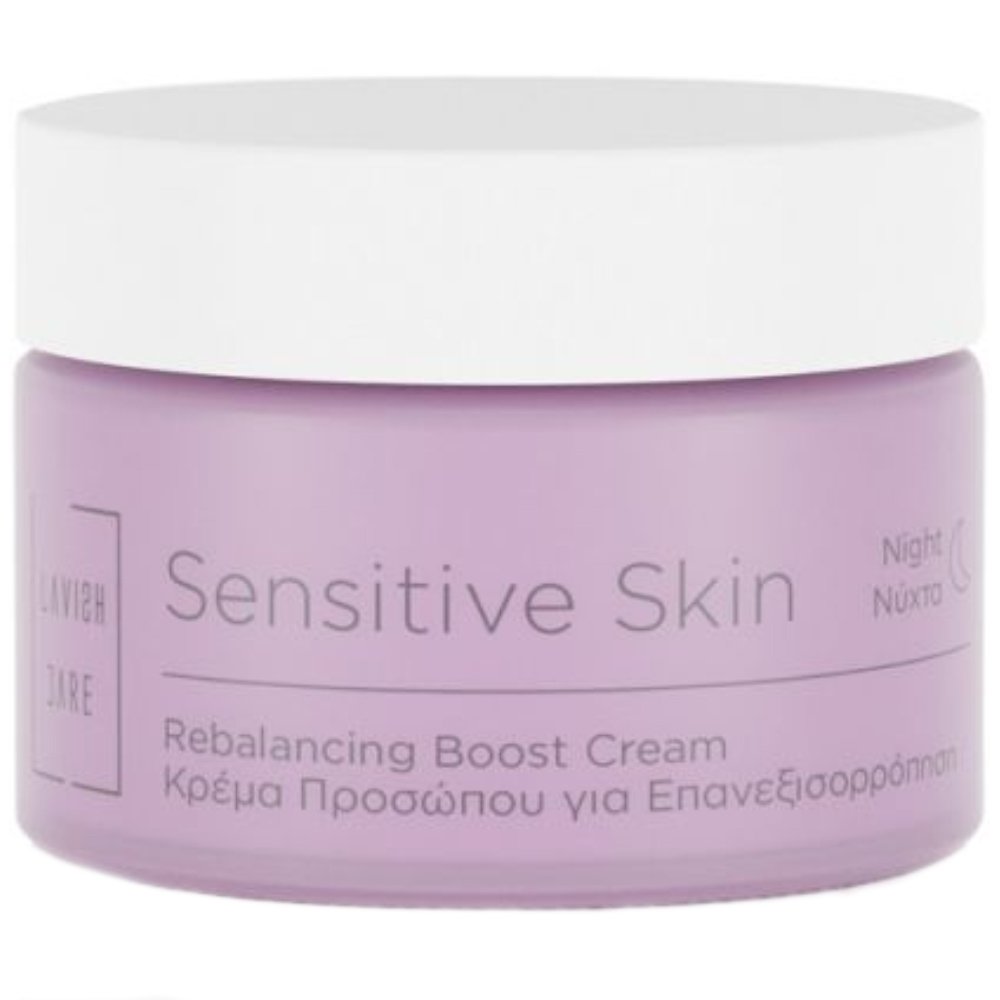 Lavish Care Lavish CareSensitive Skin Rebalancing Boost Cream Night Ενυδατική & Καταπραϋντική Κρέμα Προσώπου Νυκτός για Επανεξισορρόπηση 50ml