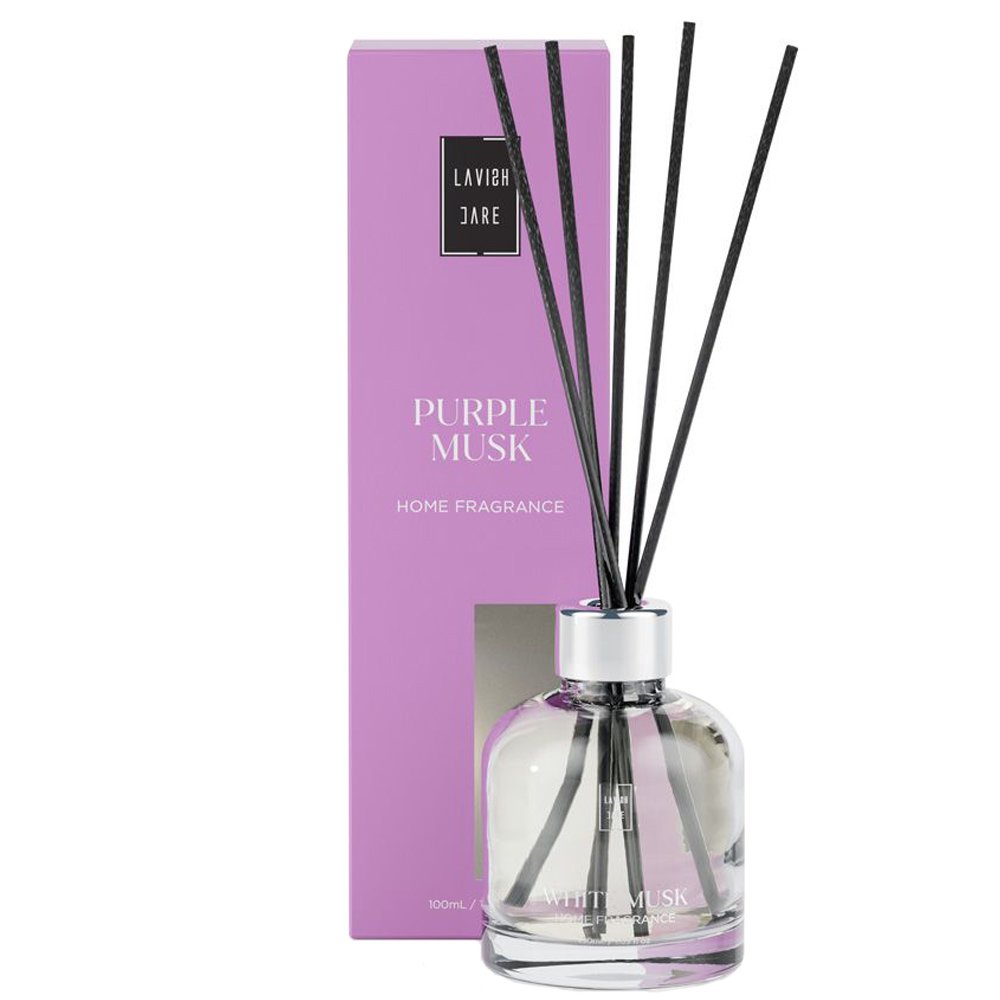 Lavish Care Lavish Care Purple Musk Home Fragrance Άρωμα Χώρου με Εθιστικές Νότες Λευκού Μόσχου 100ml