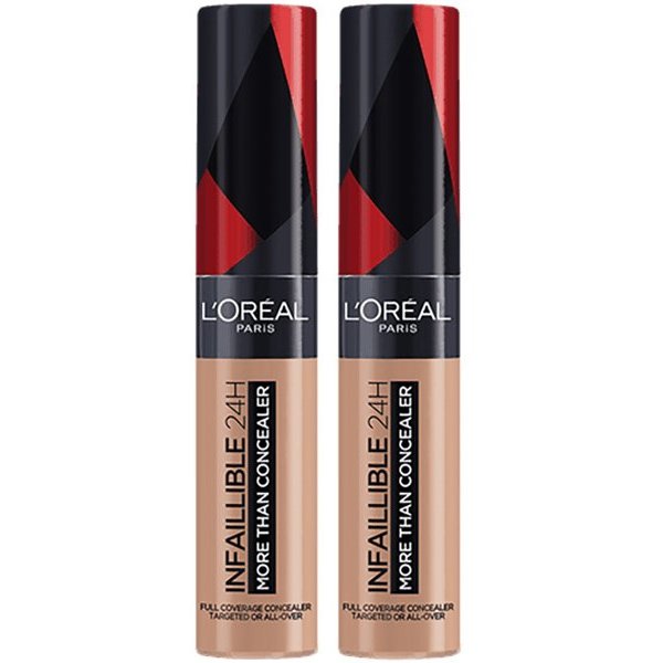 Loreal Paris L'oreal Paris Πακέτο Προσφοράς Infaillible More Than Concealer 24H Ιδανική Κάλυψη με Φυσικό ματ Αποτέλεσμα 327 Cashmere 2x11ml