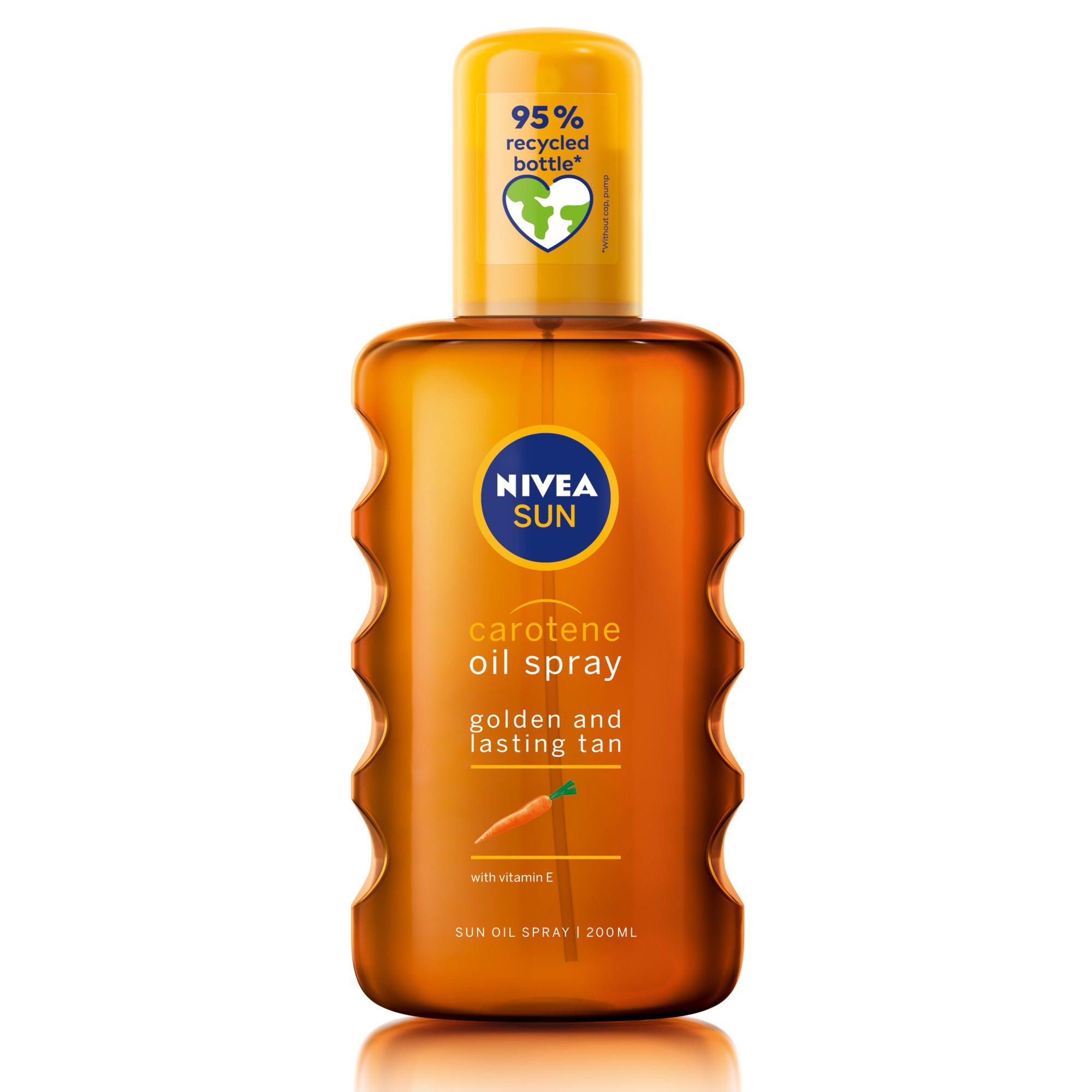 Nivea Nivea Sun Carotene Oil Spray Λάδι για Χρυσαφένιο Βαθύ Μαύρισμα & Αξιόπιστη Προστασία Από UVA & UVB Ακτινοβολίες 200ml