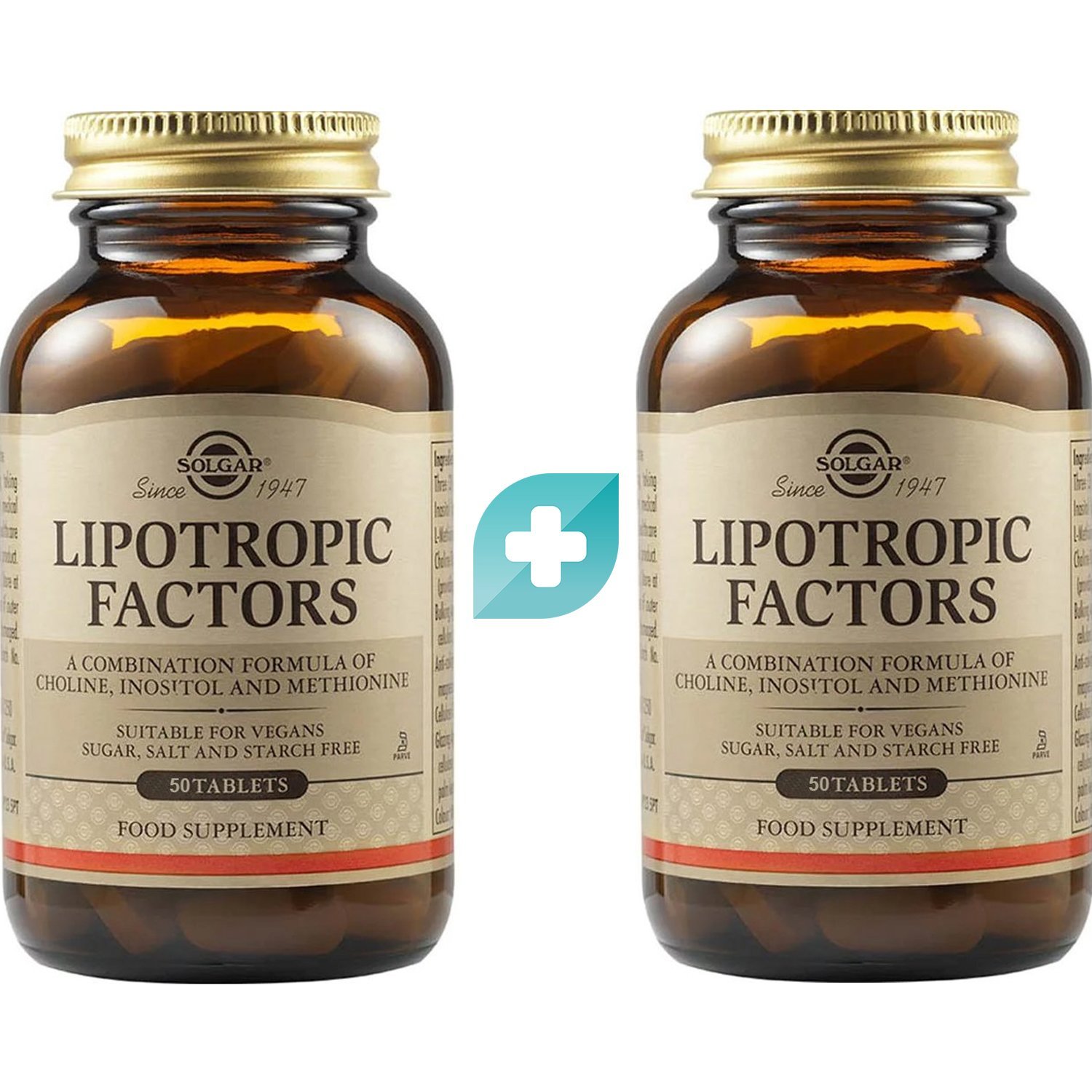 Solgar Solgar Promo Lipotropic Factors Συμπλήρωμα Διατροφής για το Μεταβολισμό του Λίπους & τον Έλεγχο του Βάρους 100tabs (2x50tabs)