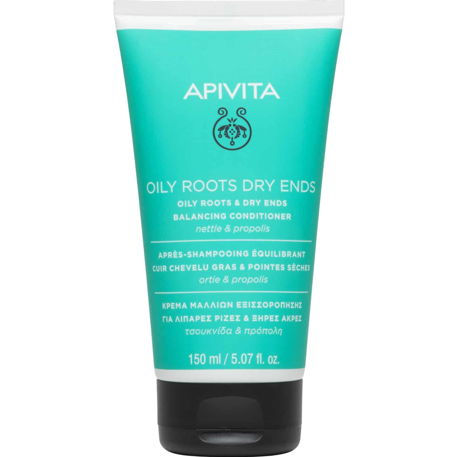 Apivita Apivita Oily Roots Dry Ends Balancing Conditioner Κρέμα Μαλλιών με Τσουκνίδα & Πρόπολη 150ml