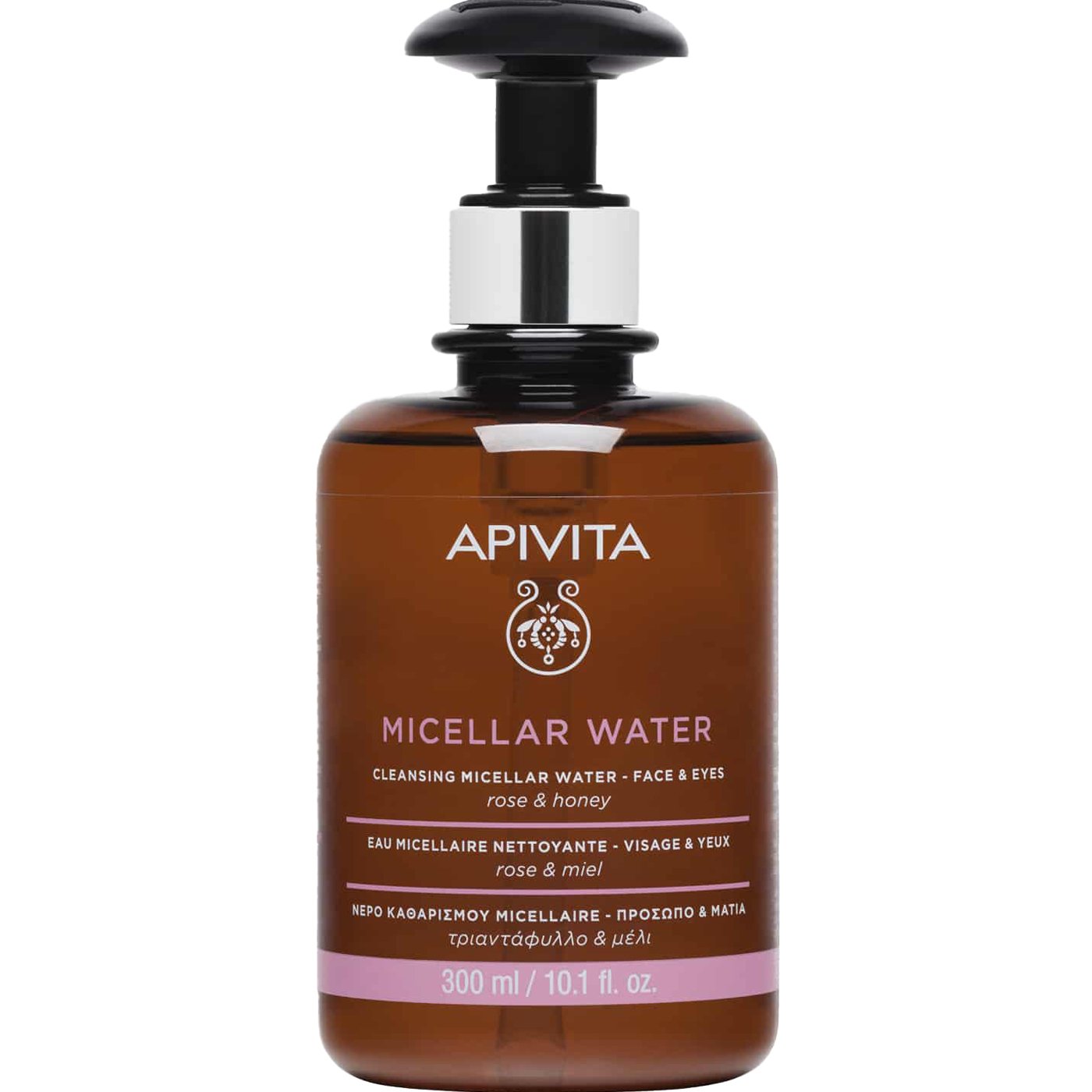 Apivita Apivita Cleansing Micellar Water Face & Eyes With Rose & Honey​​​​​​​ Μικυλλιακό Νερό Καθαρισμού & Ντεμακιγιάζ Προσώπου & Ματιών με Τριαντάφυλλο & Μέλι 300ml