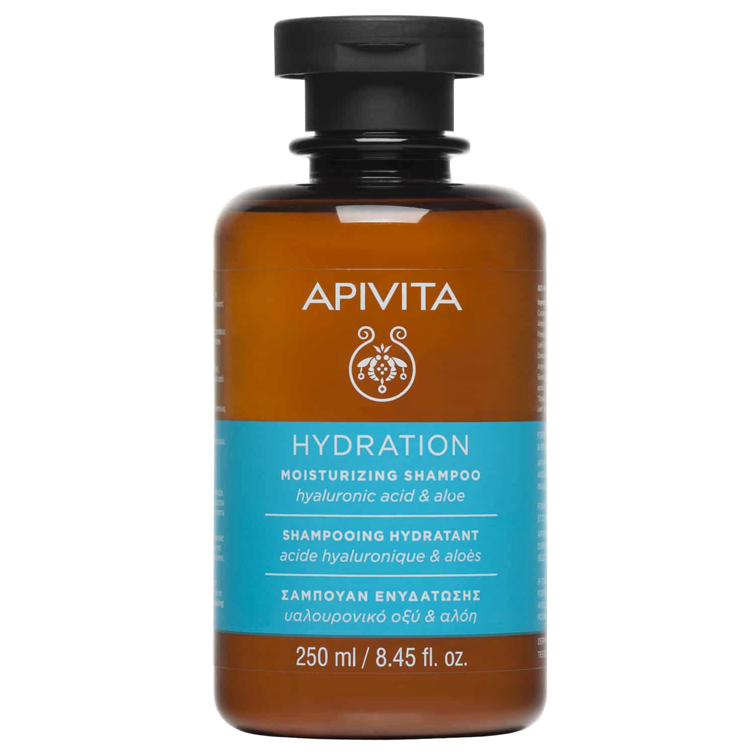 Apivita Apivita Hydration Moisturizing Shampoo with Hyaluronic Acid & Aloe Σαμπουάν Ενυδάτωσης με Υαλουρονικό Οξύ & Αλόη 250ml