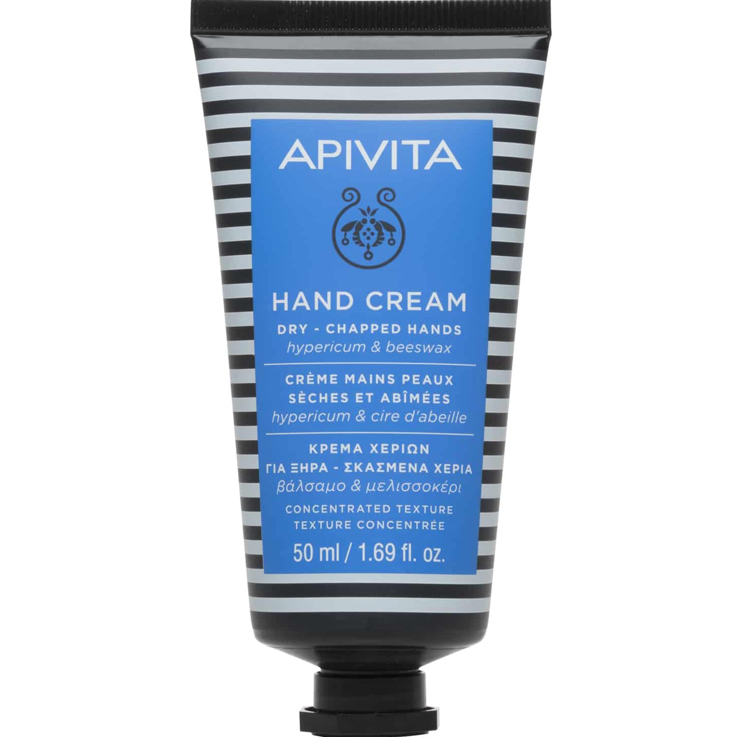 Apivita Apivita Hand Cream For Dry-Chapped Hands With Hypericum & Beeswax Κρέμα για Ξηρά Σκασμένα Χέρια Συμπυκνωμένης Υφής 50ml