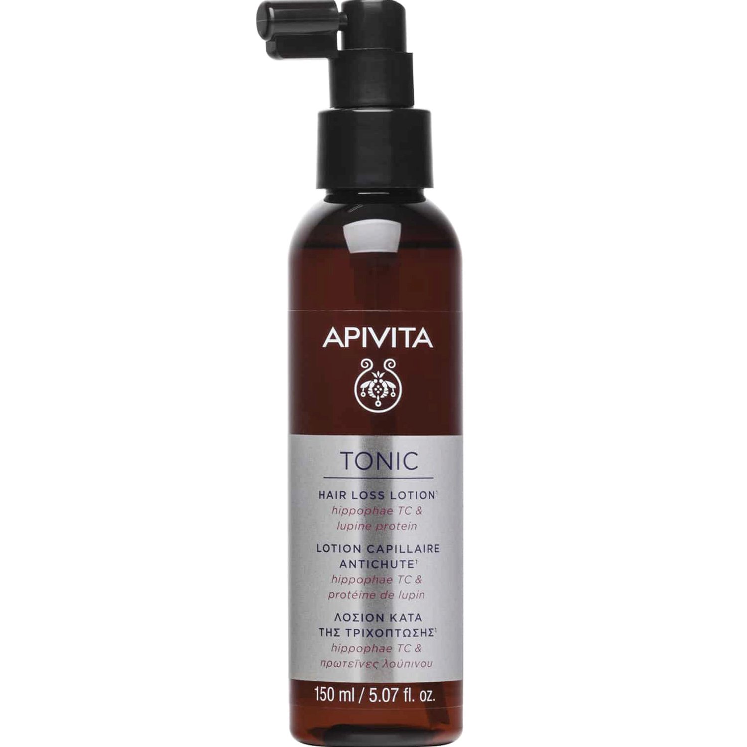 Apivita Apivita Tonic Hair Loss Lotion Λοσιόν Κατά της Τριχόπτωσης με Ιπποφαές & Πρωτεΐνες Λούπινου 150ml