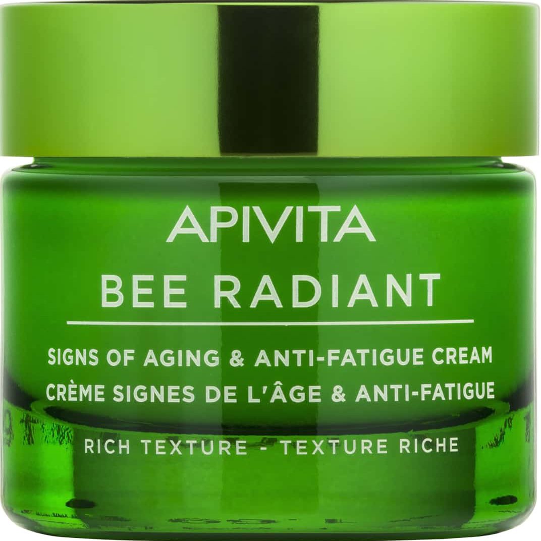 Apivita Apivita Bee Radiant Rich Texture Anti-Fatigue Cream Κρέμα για Σημάδια Γήρανσης & Ξεκούραστη Όψη Πλούσιας Υφής 50ml