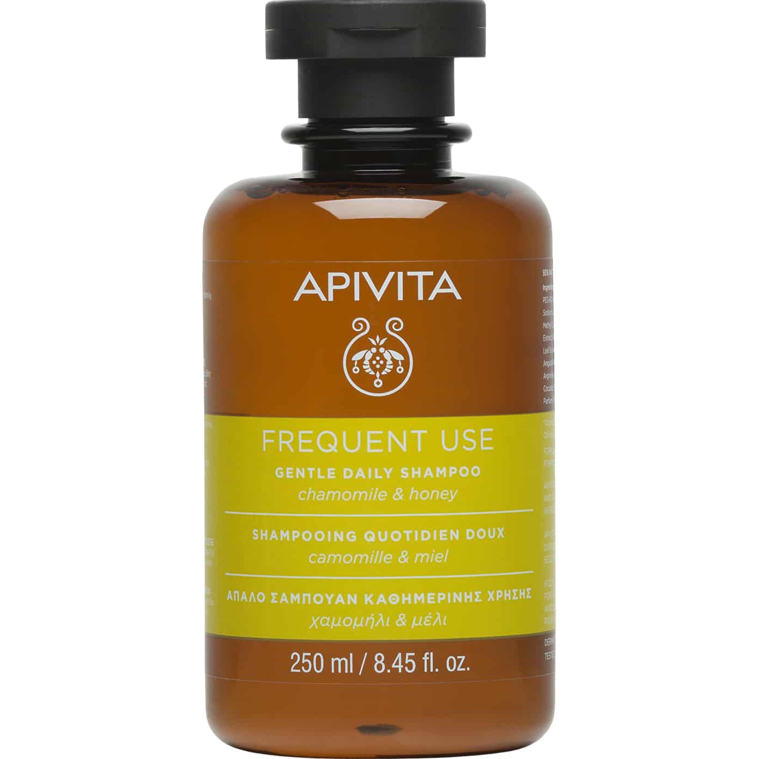 Apivita Apivita Frequent Use Gentle Daily Shampoo With Chamomile & Honey Απαλό Σαμπουάν Καθημερινής Χρήσης με Χαμομήλι & Μέλι 250ml