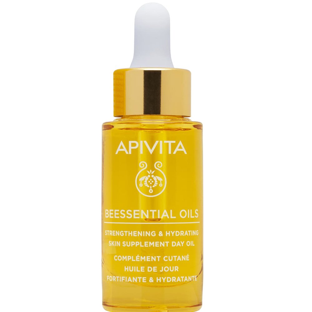 Apivita Beessential Oils Strengthening & Hydrating Skin Supplement Day Oil Έλαιο Προσώπου για Ενυδάτωση της Επιδερμίδας με Αιθέρια Έλαια Εσπεριδοειδών & Πρόπολη 15ml φωτογραφία