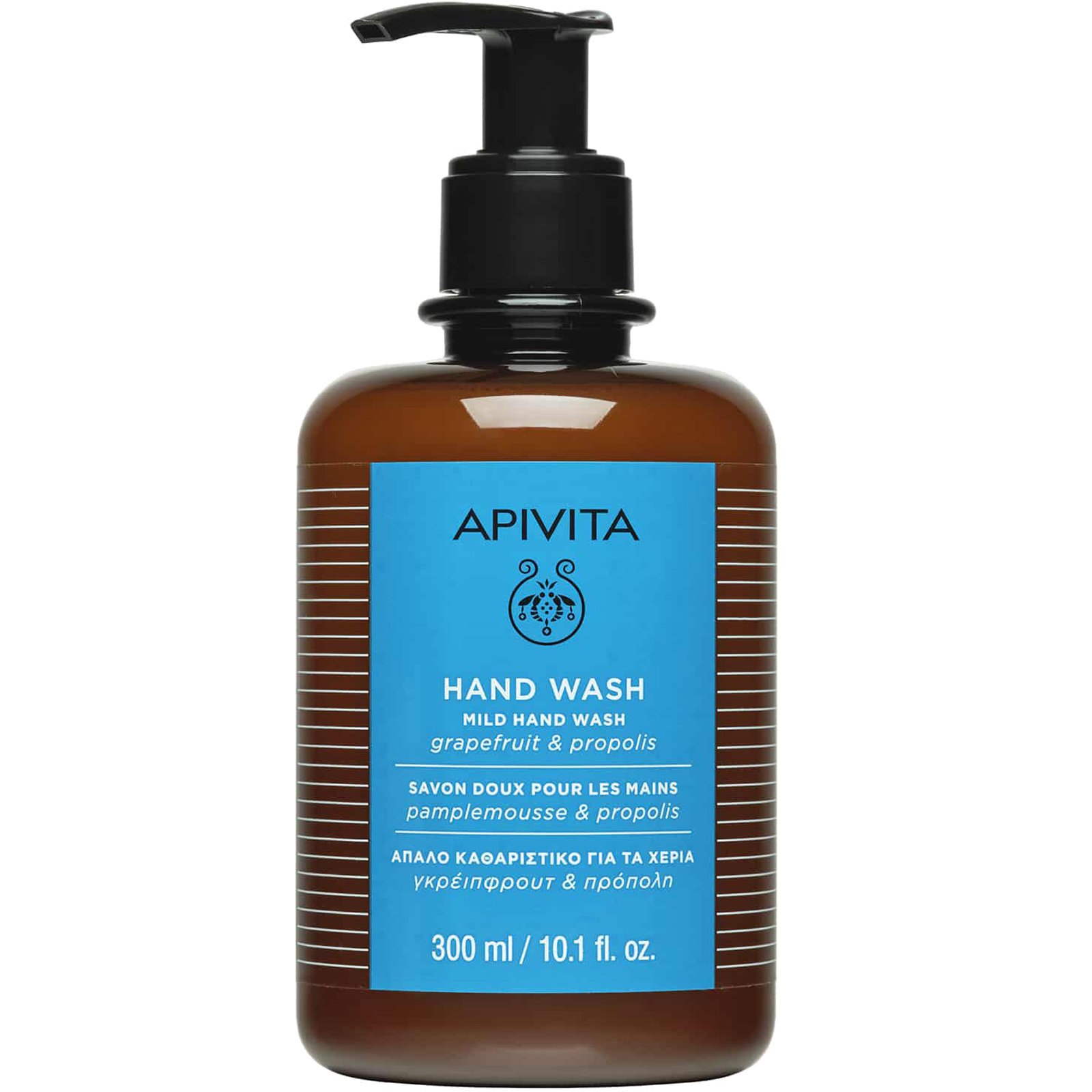 Apivita Apivita Mild Hand Wash Grapefruit & Propolis Απαλό Καθαριστικό Χεριών με Γκρέιπφρουτ & Πρόπολη 300ml