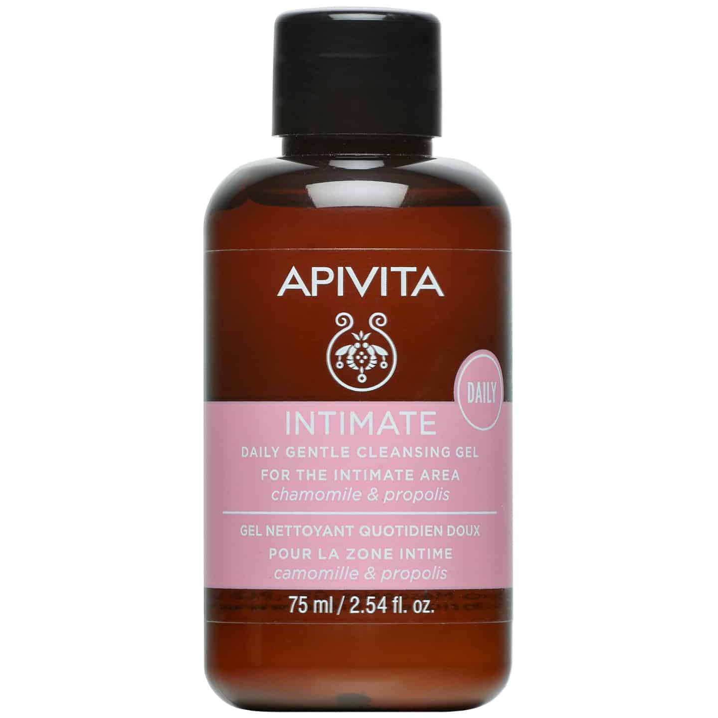 Apivita Apivita Intimate Daily Gel Καθαρισμού για την Ευαίσθητη Περιοχή με Χαμομήλι & Πρόπολη Travel Size 75ml