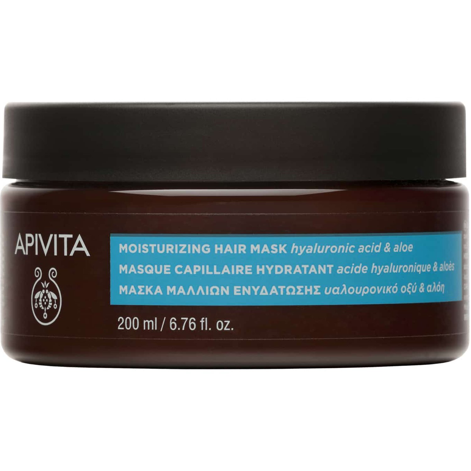 Apivita Apivita Moisturizing Hair Mask Ενυδατική Μάσκα Μαλλιών με Υαλουρονικό Οξύ & Αλόη 200ml