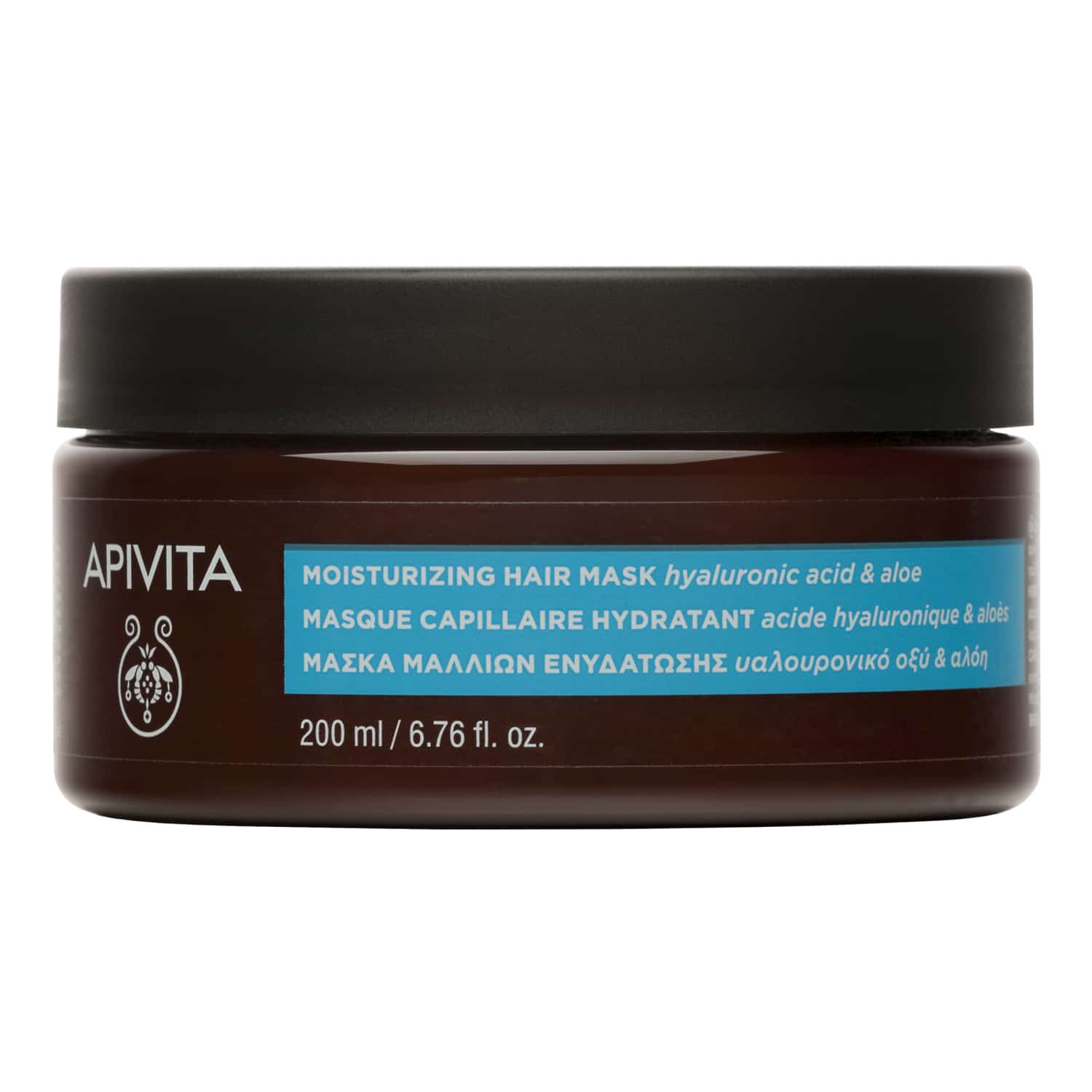 Apivita Apivita Moisturizing Hair Mask Ενυδατική Μάσκα Μαλλιών με Υαλουρονικό Οξύ & Αλόη 200ml