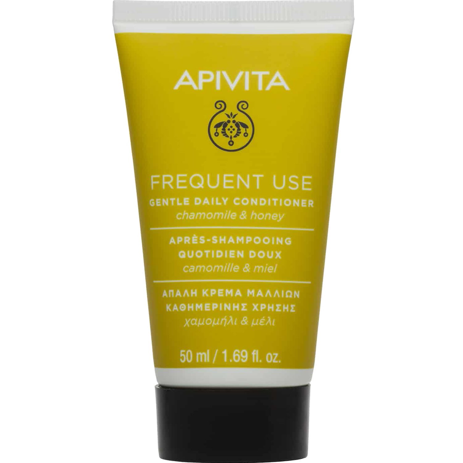 Apivita Apivita Frequent Use Gentle Daily Conditioner Travel Size Μαλακτική Κρέμα Μαλλιών Καθημερινής Χρήσης με Χαμομήλι & Μέλι 50ml