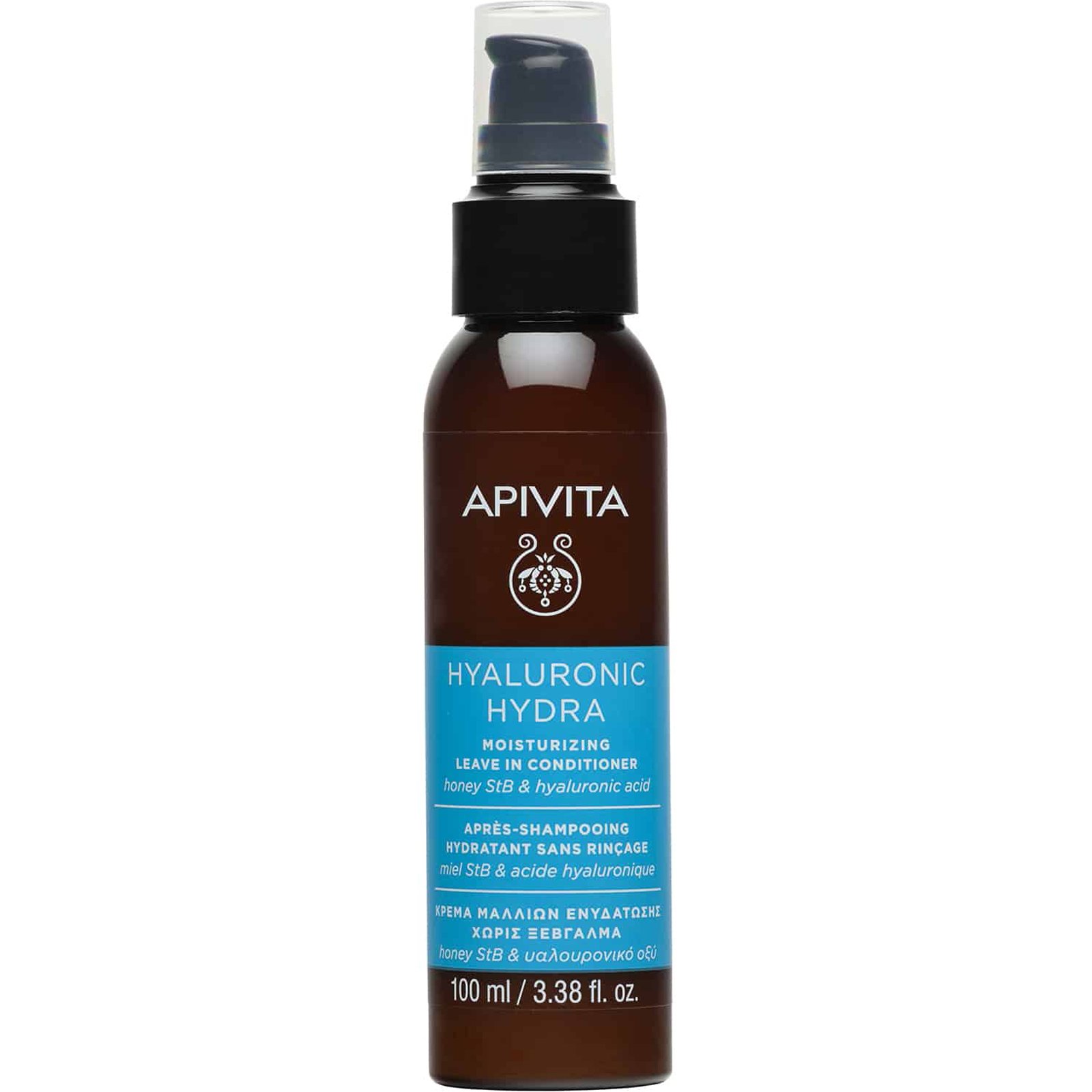 Apivita Apivita Hyaluronic Hydra Leave In Conditioner with Hyaluronic Acid & Honey StB Κρέμα Μαλλιών Ενυδάτωσης Χωρίς Ξέβγαλμα με Υαλουρονικό Οξύ & Μέλι 100ml