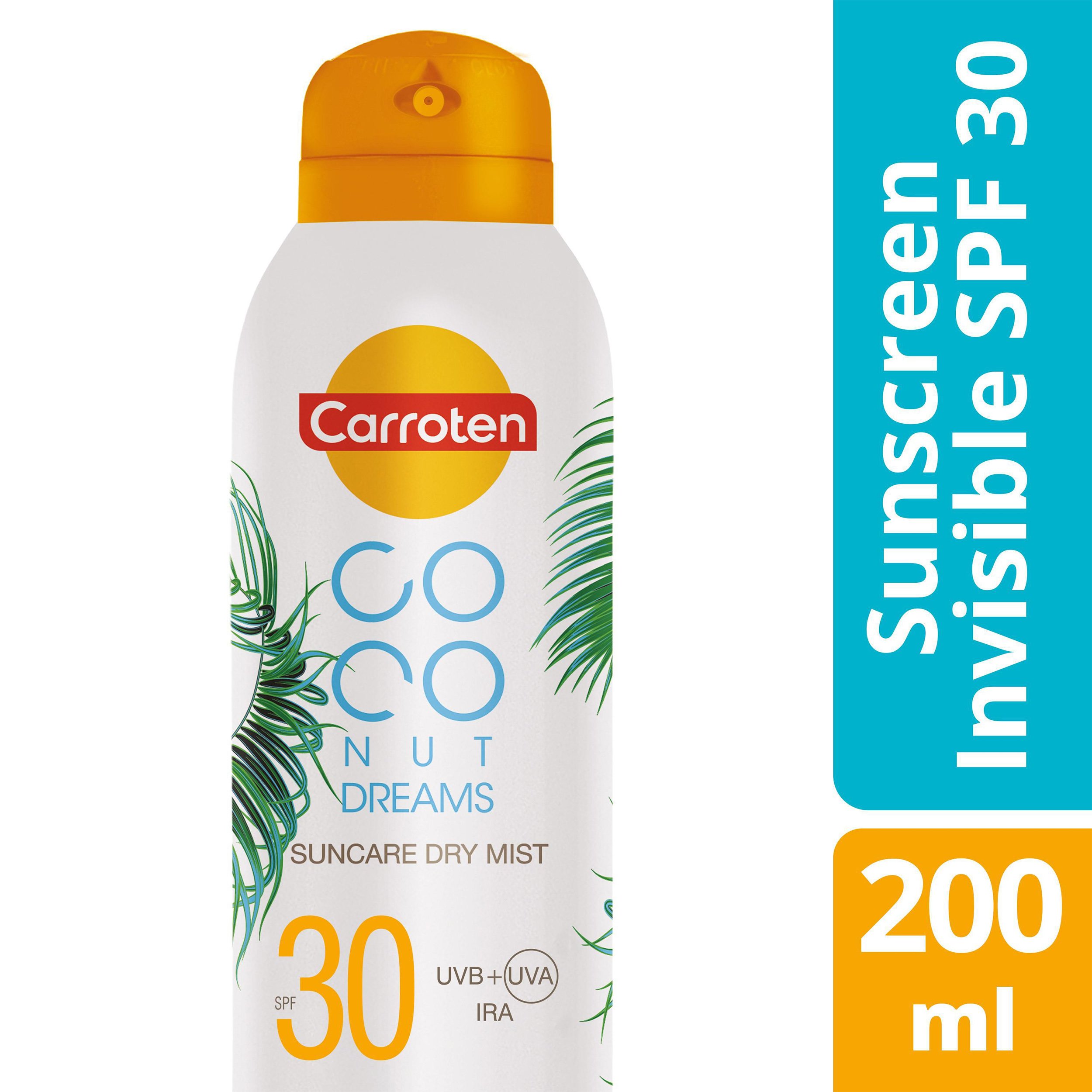 Carroten Coconut Dreams Suncare Dry Mist Spf30 Αντηλιακό Ξηρό Mist Υψηλής Προστασίας σε Spray 200ml φωτογραφία