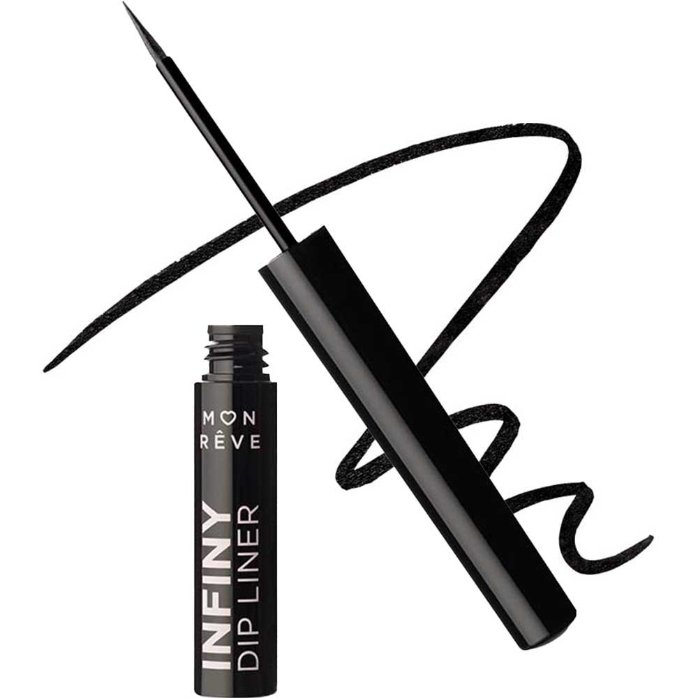 Mon Reve Mon Reve Infiny Dip Liner Waterproof Ultra Long-Wear Liquid Eyeliner Αδιάβροχο Υγρό Eyeliner Πολύ Μεγάλης Διάρκειας 2ml - 01 Black