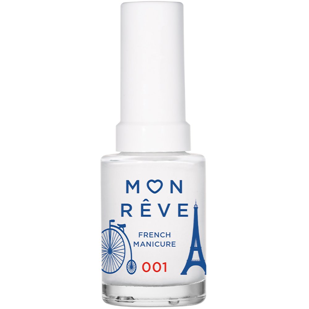 Mon Reve Mon Reve French Manicure Nail Color Βερνίκι Νυχιών για Γαλλικό Μανικιούρ 13ml - 001 White Tip