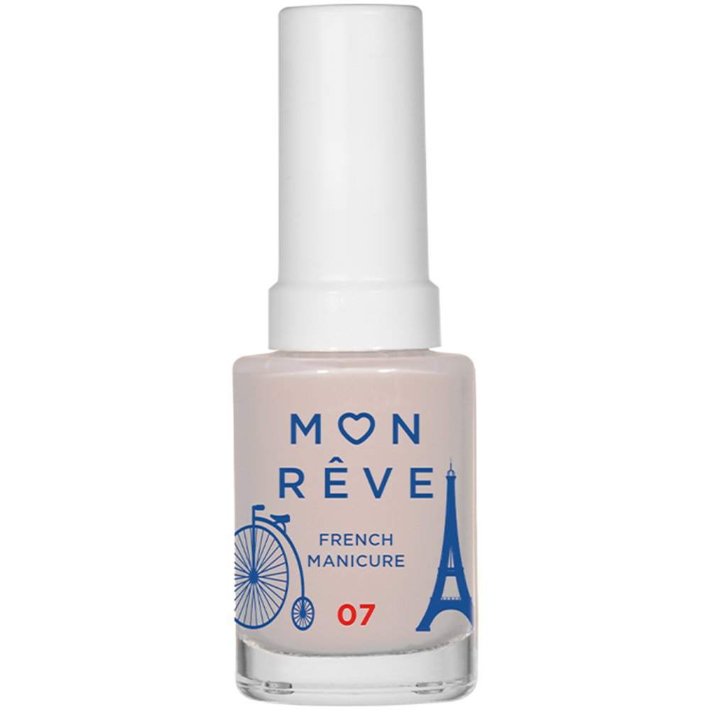 Mon Reve Mon Reve French Manicure Nail Color Βερνίκι Νυχιών για Γαλλικό Μανικιούρ 13ml - 07 Sheer Milky