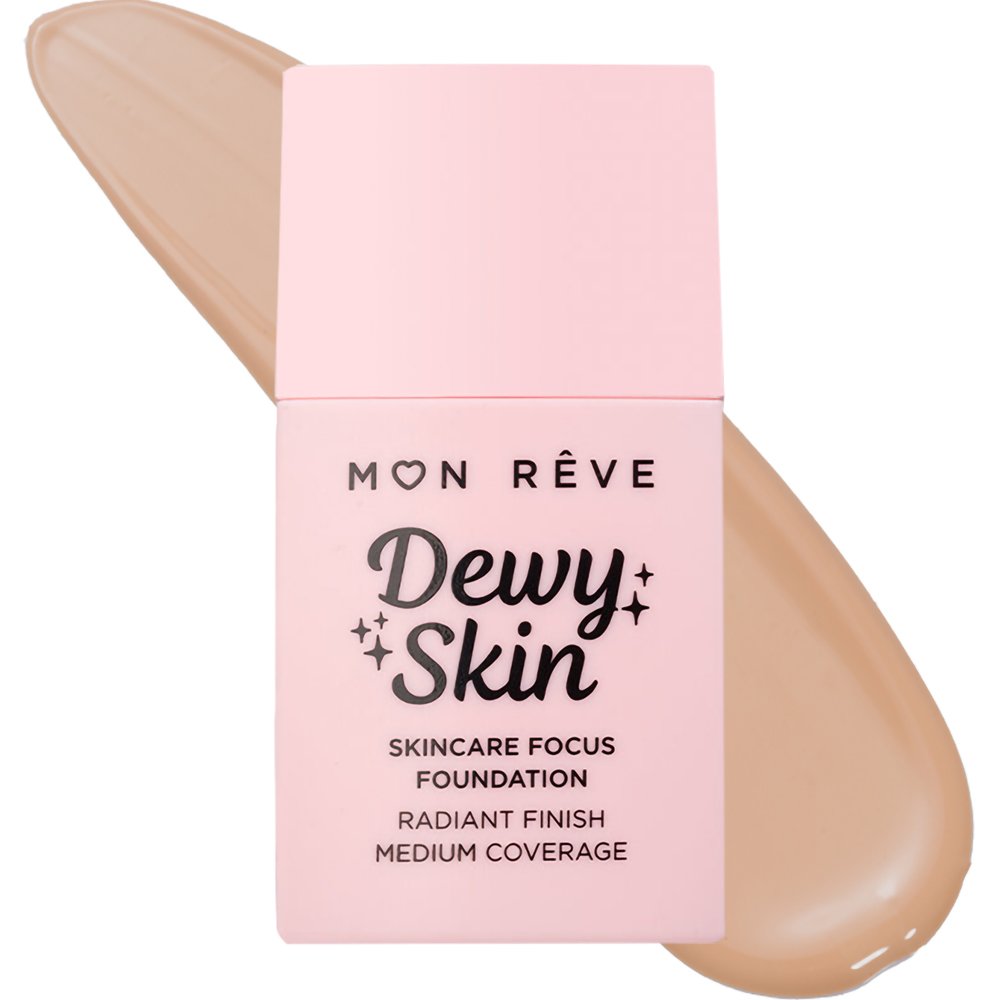 Mon Reve Mon Reve Dewy Skin Foundation Μεσαίας Κάλυψης για Λαμπερό Τελείωμα 30ml - 22N