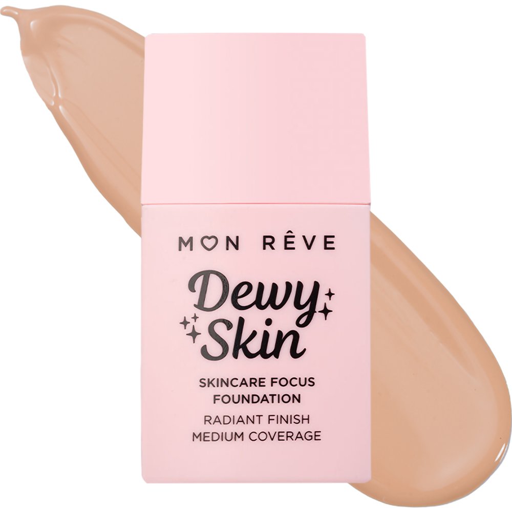 Mon Reve Mon Reve Dewy Skin Foundation Μεσαίας Κάλυψης για Λαμπερό Τελείωμα 30ml - 23W