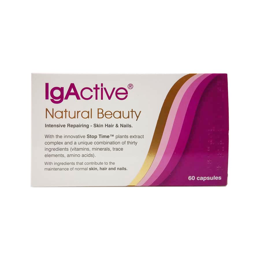 IgActive Natural Beauty Συμπλήρωμα Διατροφής για Δυνατά Μαλλιά & Νύχια 60caps φωτογραφία