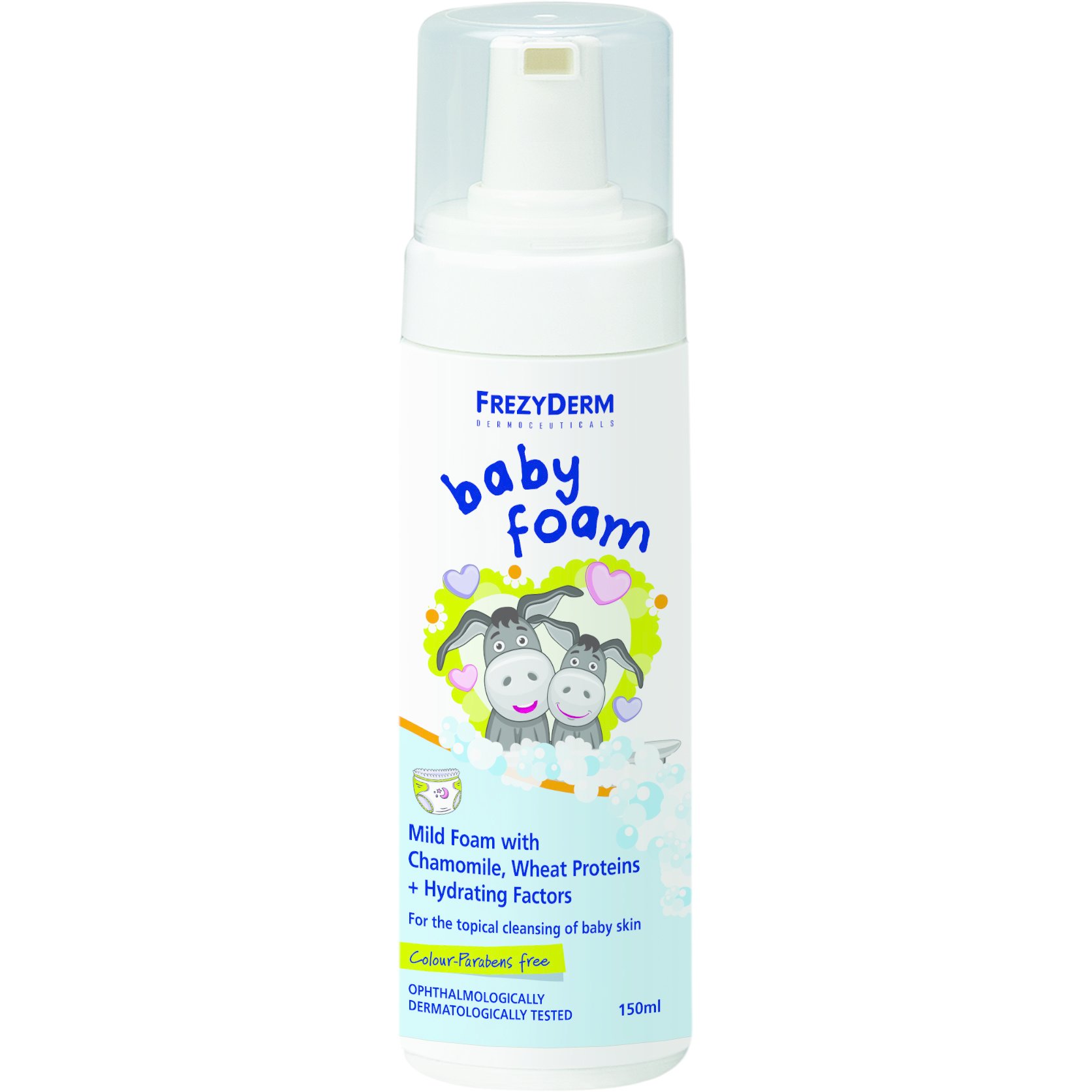 Frezyderm Frezyderm Baby Foam Απαλός Αφρός Καθαρισμού για το Βρεφικό & Παιδικό Δέρμα 150ml