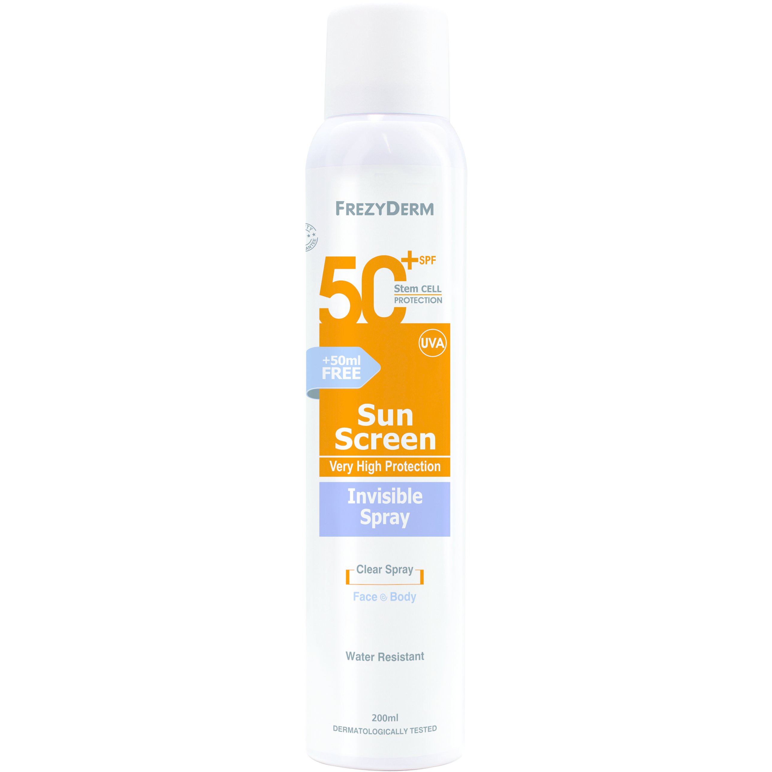 frezyderm sun screen spray