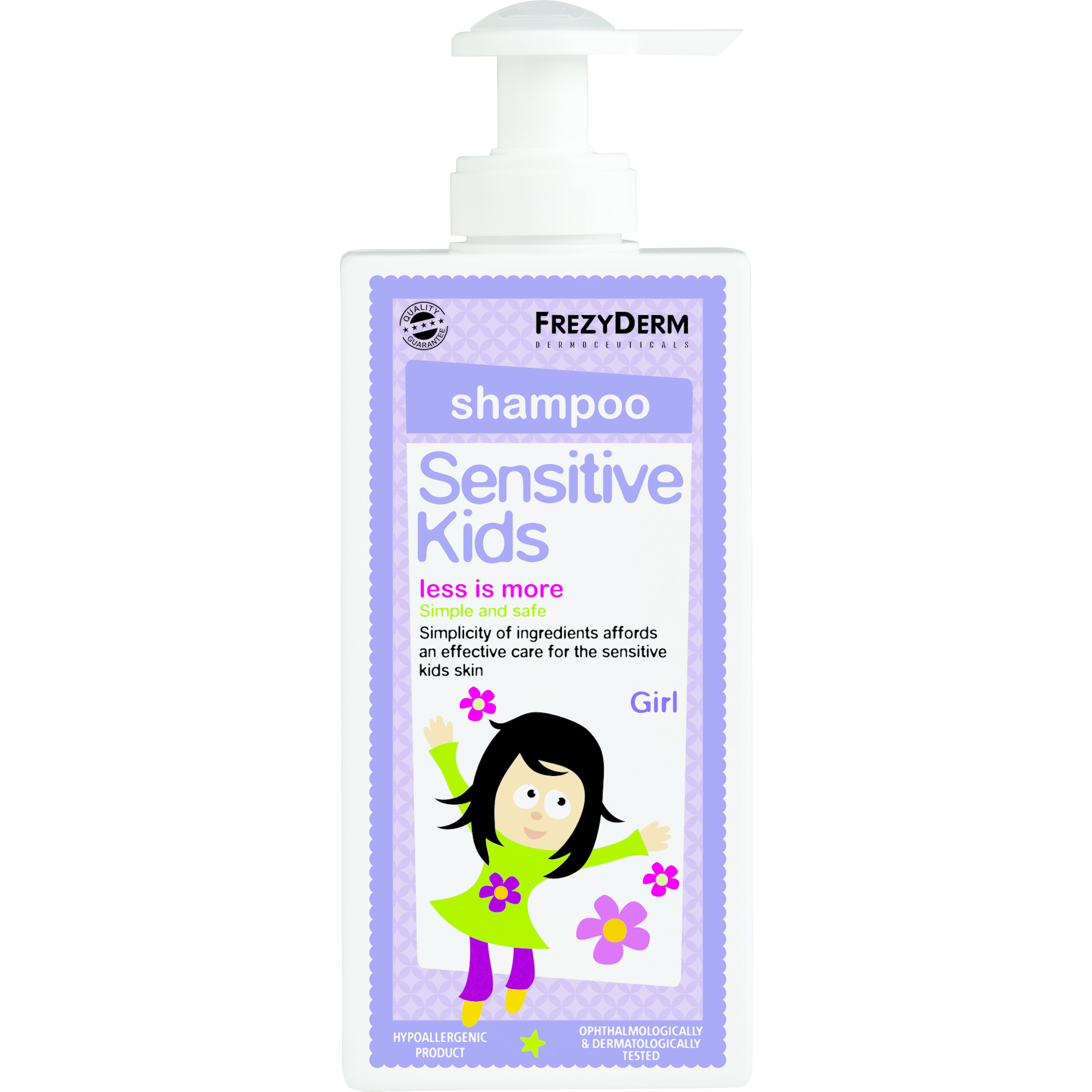 Frezyderm Frezyderm Sensitive Kids Shampoo for Girls Εξειδικευμένο Σαμπουάν για Κορίτσια 200ml