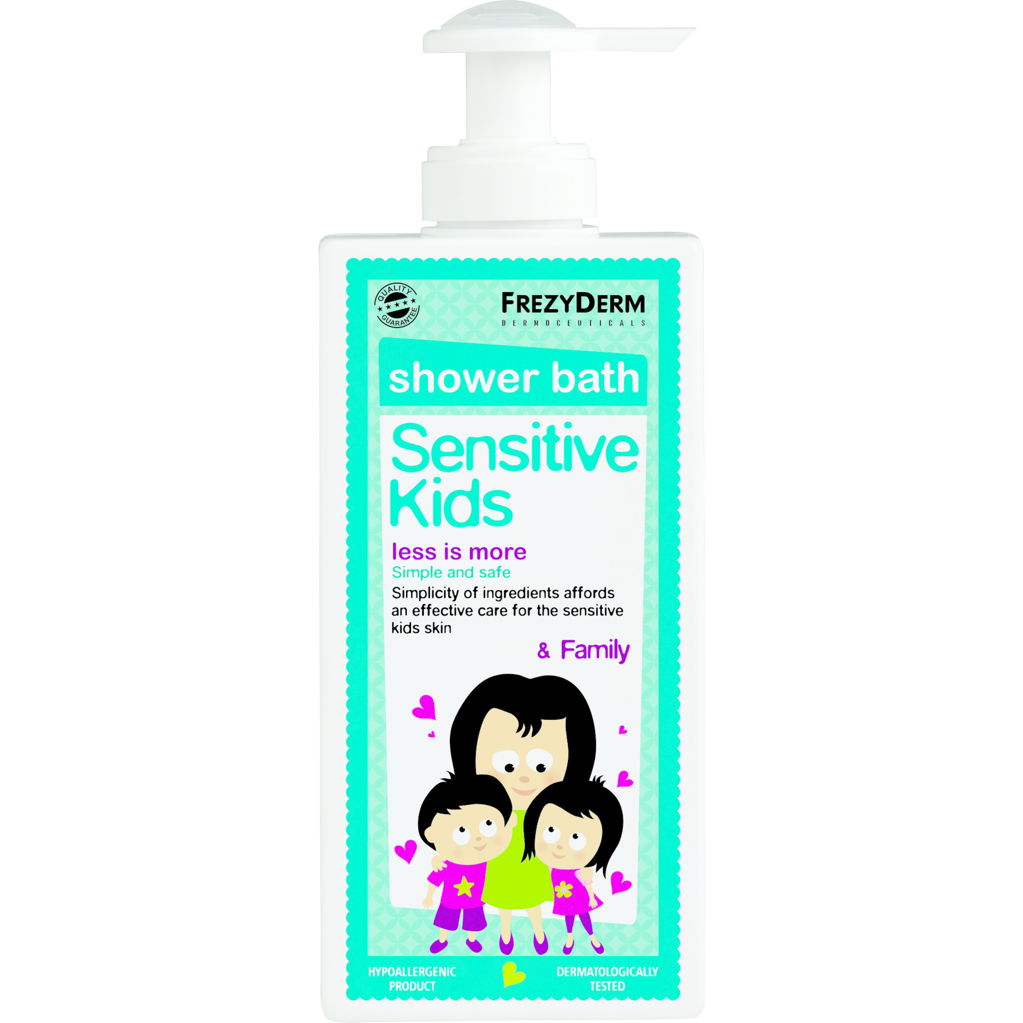 Frezyderm Frezyderm Sensitive Kids Shower Bath Ενυδατικό Αφρόλουτρο για την Παιδική Επιδερμίδα 200ml