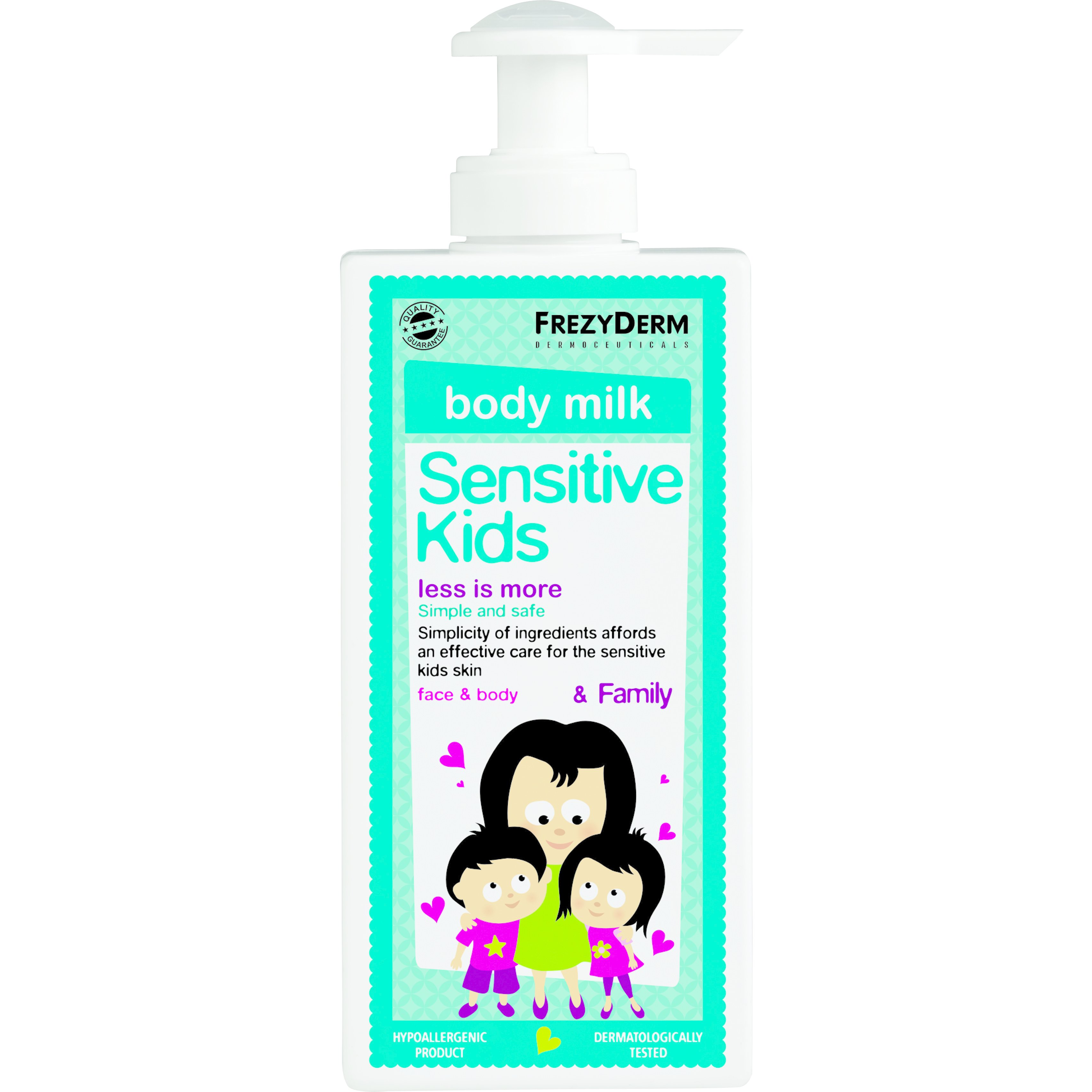 Frezyderm Frezyderm Sensitive Kids Face & Body Milk Απαλό Ενυδατικό Γαλάκτωμα για την Παιδική Επιδερμίδα 200ml