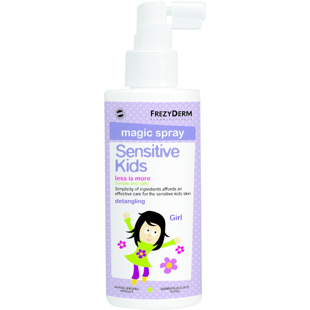 Frezyderm Sensitive Kids Magic Spray for Girls Αρωματική Λοσιόν για τα Μαλλιά που Ξεμπερδεύει, Ενυδατώνει & Μαλακώνει 150ml φωτογραφία