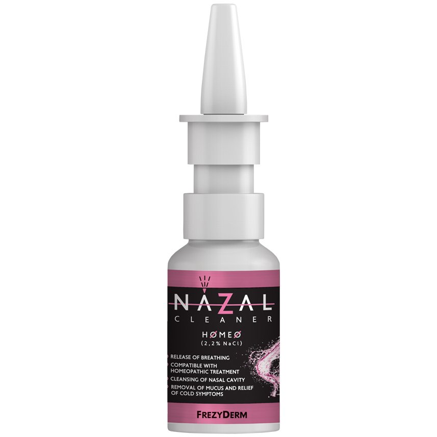 Frezyderm Frezyderm Nazal Cleaner Homeo Spray, Αποσυμφορεί τη Ρινική Κοιλότητα, Απομακρύνει τη Βλέννα, Ελευθερώνει την Αναπνοή 30ml