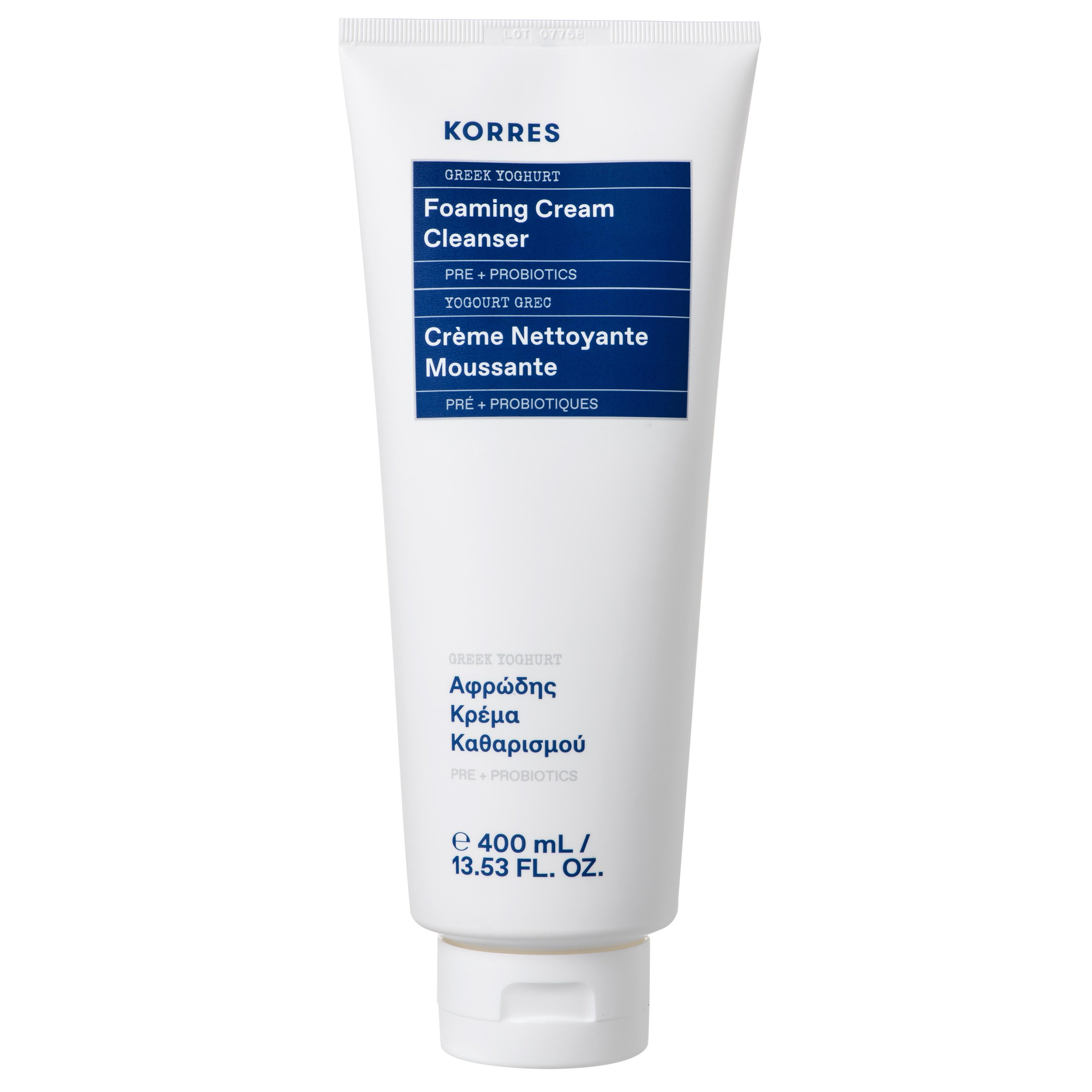 Korres Korres Greek Yoghurt Foaming Cream Cleanser Αφρώδης Κρέμα Καθαρισμού με Ελληνικό Γιαούρτι 400ml