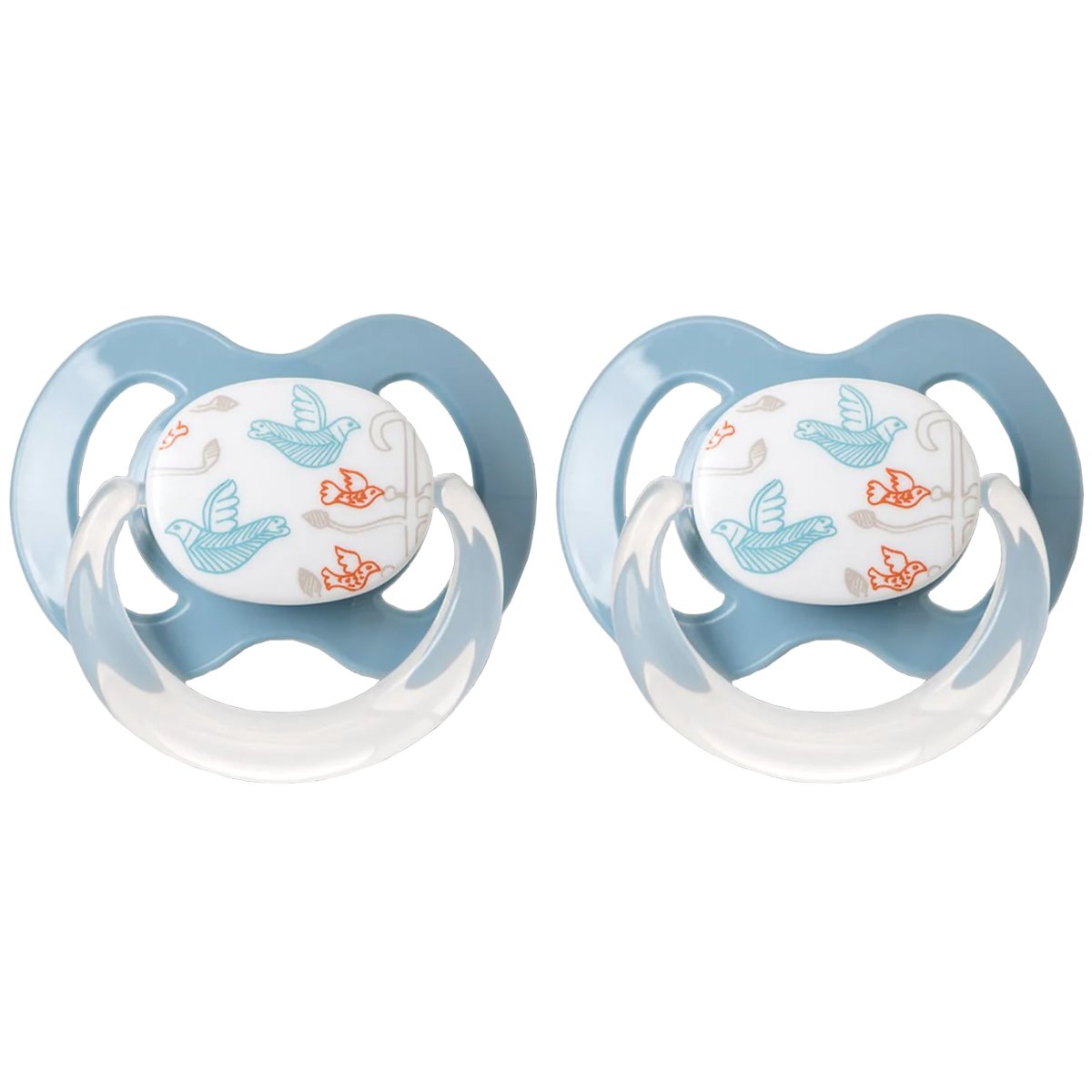 Korres Korres Orthodontic Silicone Soothers 6-18m Ορθοδοντική Πιπίλα με Μαλακή Θηλή Σιλικόνης για Ηλικίες από 6-18 Μηνών 2 Τεμάχια