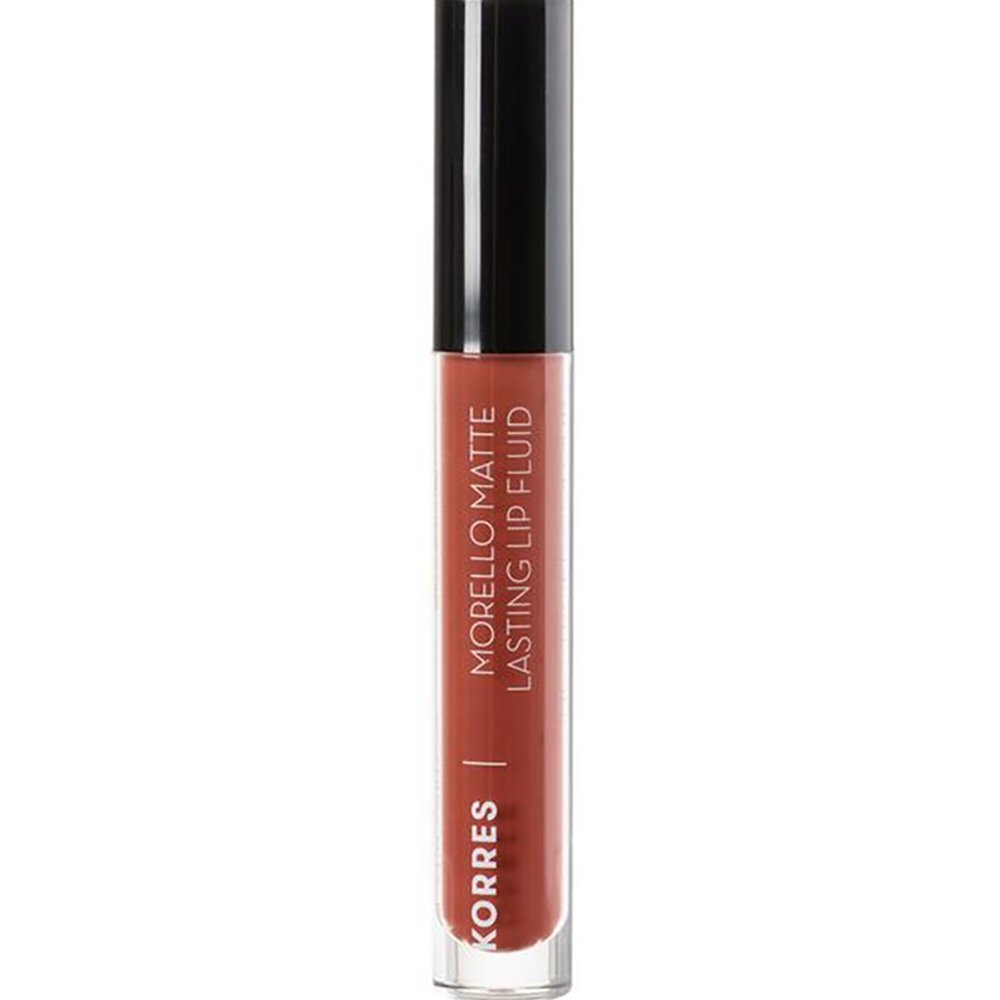 Korres Korres Morello Matte Lasting Lip Fluid Υγρό Κραγιόν Μεγάλης Διάρκειας για Τέλειο Ματ Αποτέλεσμα & Απόλυτη Άνεση στα Χείλη 3.4ml - 58 Red Clay