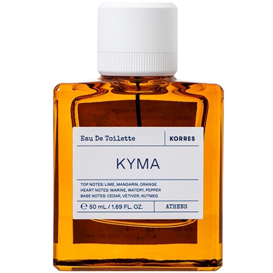 Korres Korres Kyma Eau De Toilette Ανδρικό Άρωμα με Νότες Lime, Μανταρίνι & Πορτοκάλι 50ml