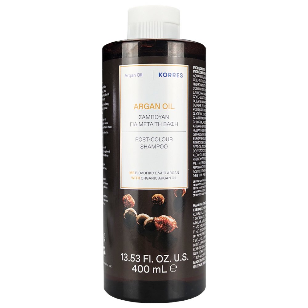 Korres Korres Argan Oil Post-Colour Shampoo Σαμπουάν με Έλαιο Argan για Χρήση Μετά τη Βαφή 400ml