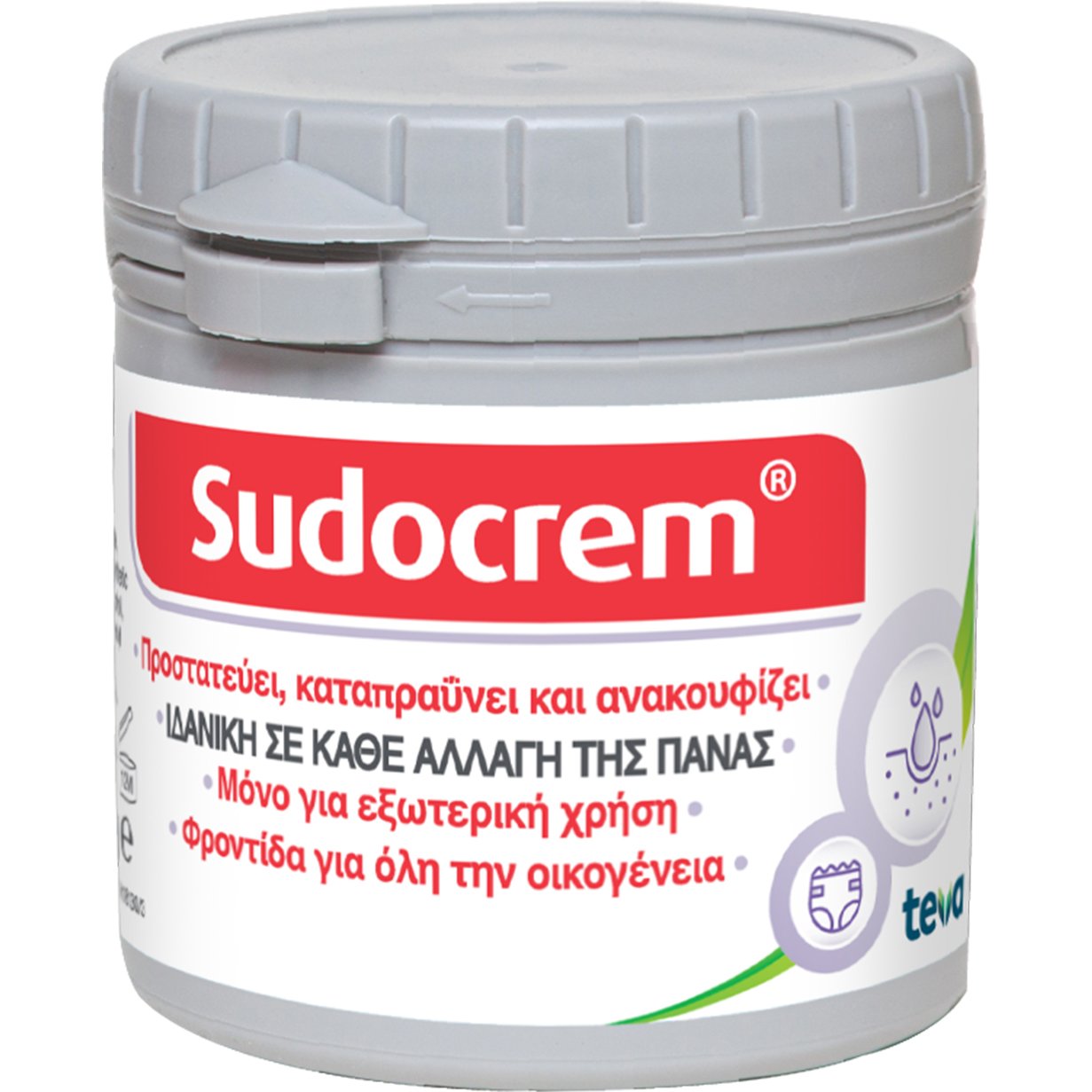 Sudocrem Sudocrem Καταπραϋντική Κρέμα Ιδανική σε Κάθε Αλλαγή Πάνας για Αντιμετώπιση Ερεθισμών 400g