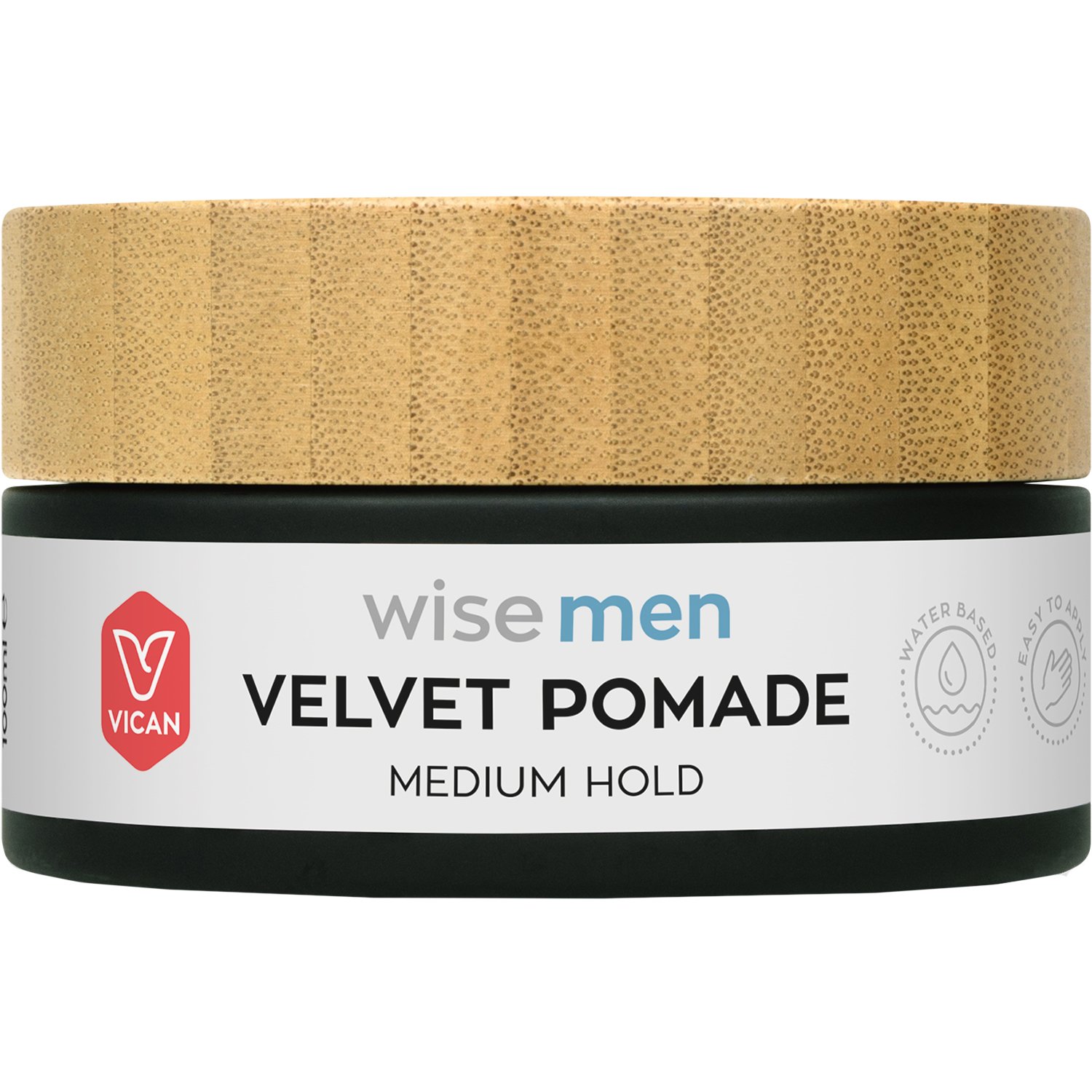 Vican Vican Wise Men Velvet Pomade Πομάδα για Μέτριο & Σταθερό Κράτημα που Διαρκεί & Χαρίζει Φυσικό Look 100ml - Medium Hold