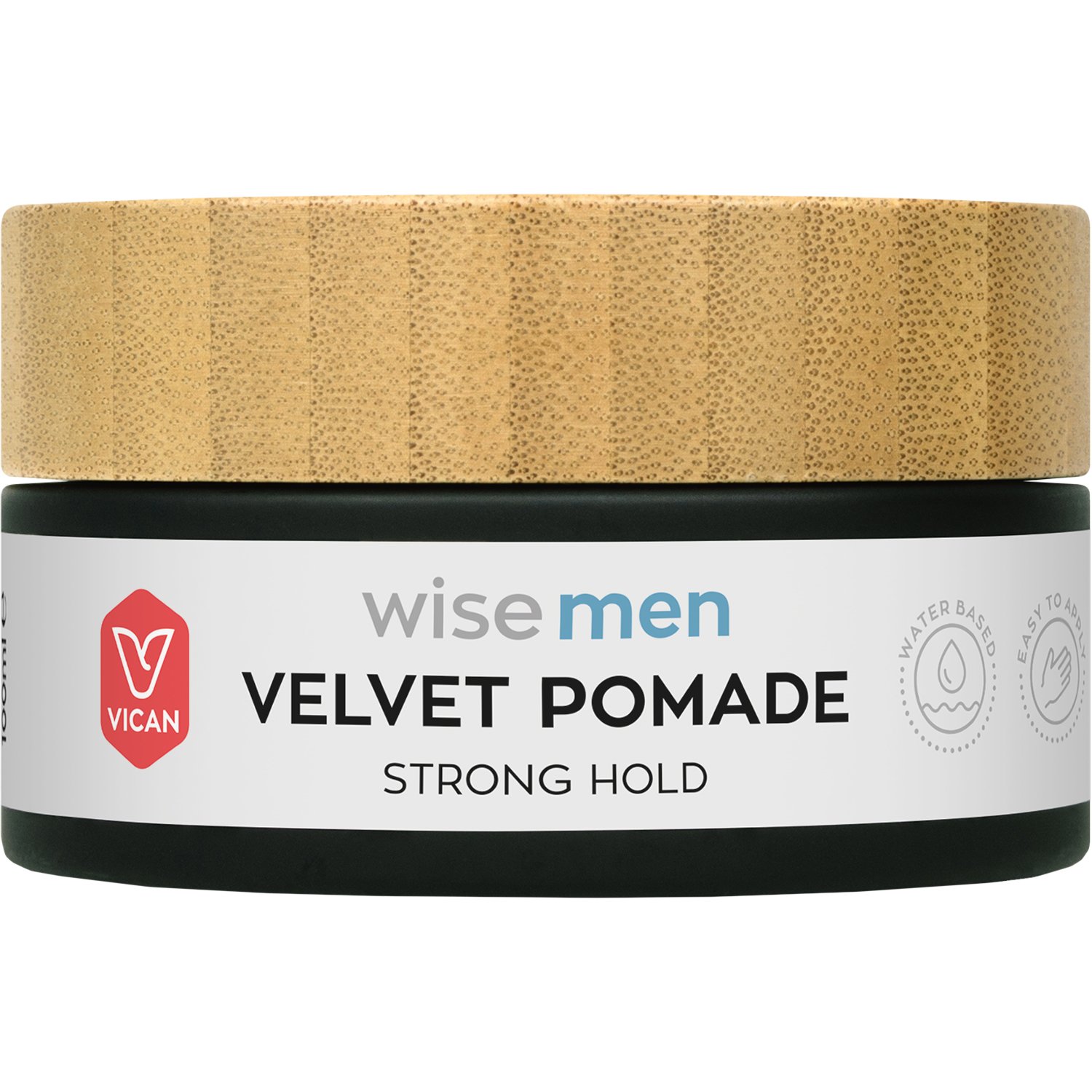 Vican Vican Wise Men Velvet Pomade Πομάδα για Δυνατό & Σταθερό Κράτημα που Διαρκεί & Χαρίζει Φυσικό Look 100ml - Strong Hold