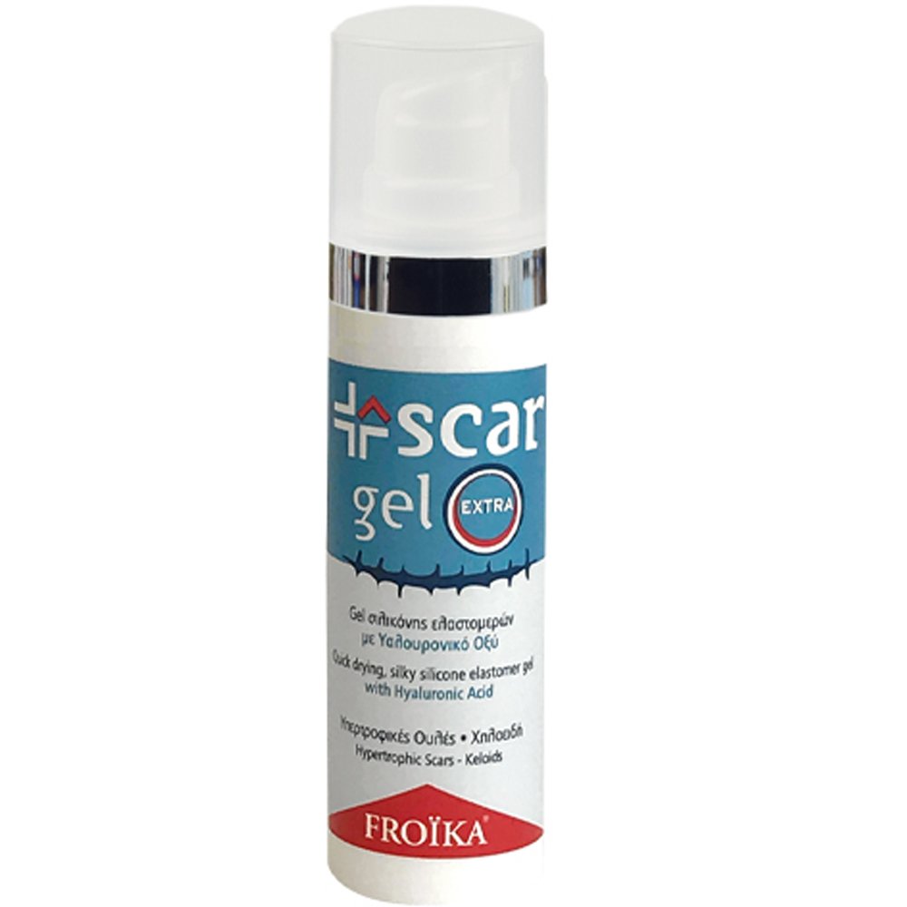 Froika Froika Scar Gel Extra Hyaluronic Acid Gel Σιλικόνης Ελαστομερών για την Αντιμετώπιση Παλιών Ουλών & την Πρόληψη Νέων 30ml