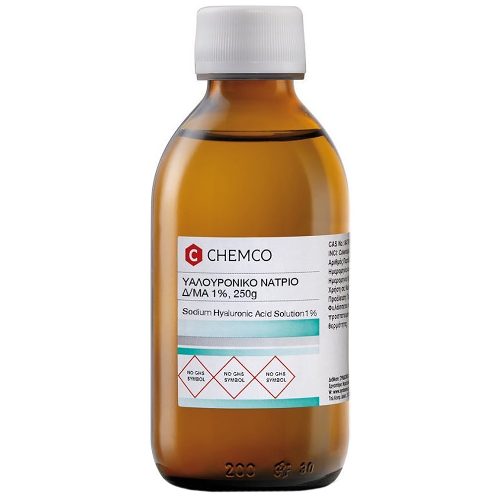 Chemco Sodium Hyaluronate Solution 1%, Διάλυμα Υαλουρονικού Νατρίου 250gr