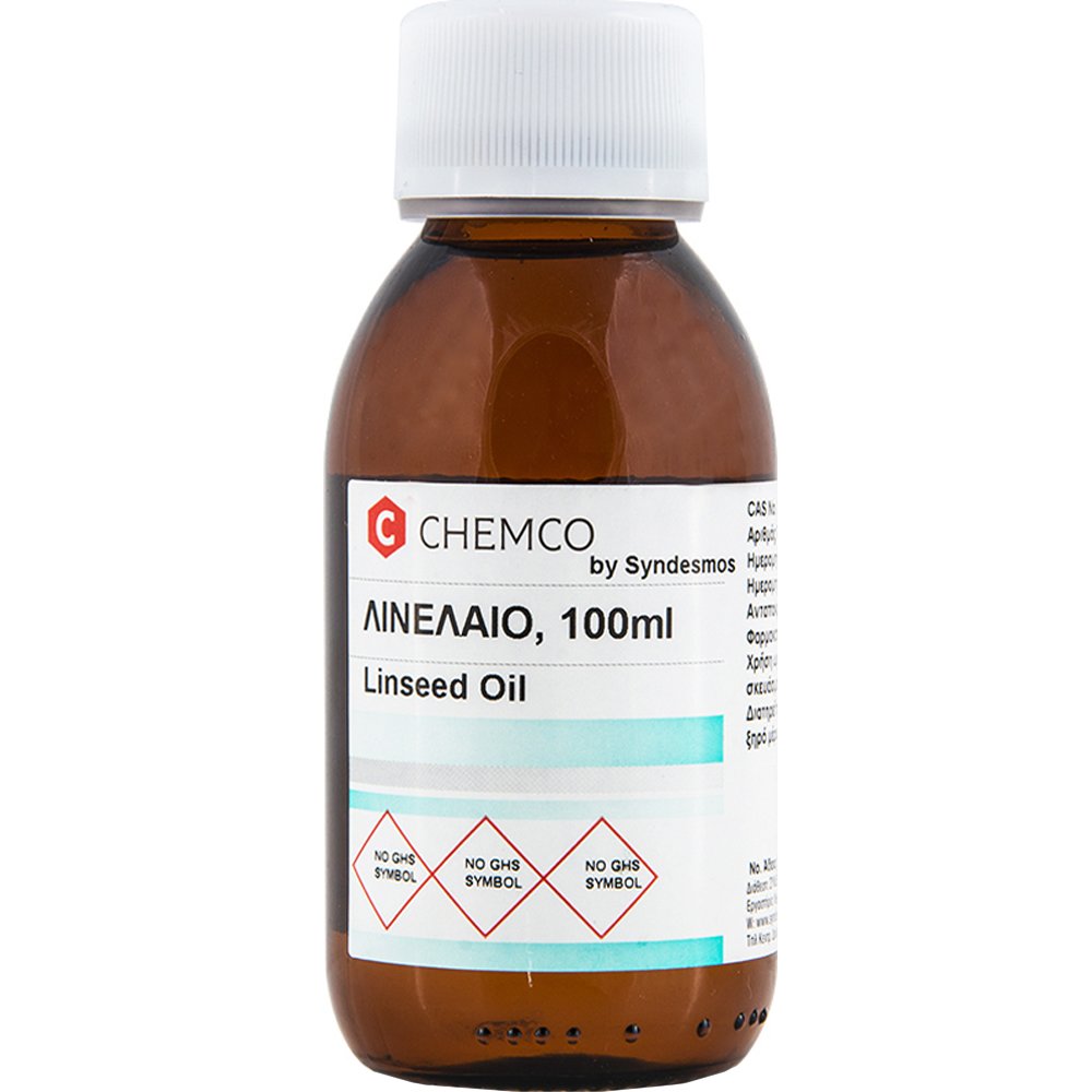 Syndesmos Group Chemco Linseed Oil Λινέλαιο για Καλλυντική & Φαρμακευτική Χρήση 100ml