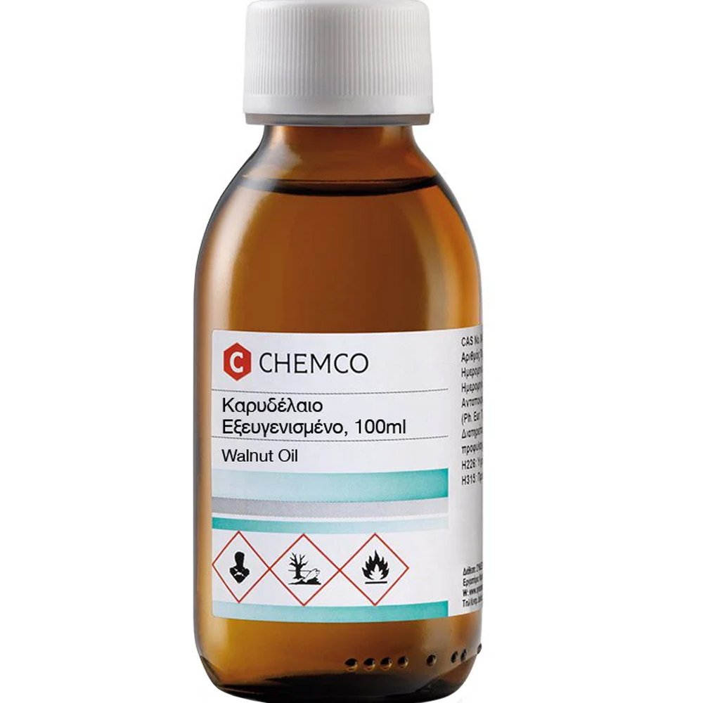 Syndesmos Group Chemco Walnut Oil Refined Εξευγενισμένο Καρυδέλαιο για Χρήση σε Πρόσωπο & Σώμα 100ml