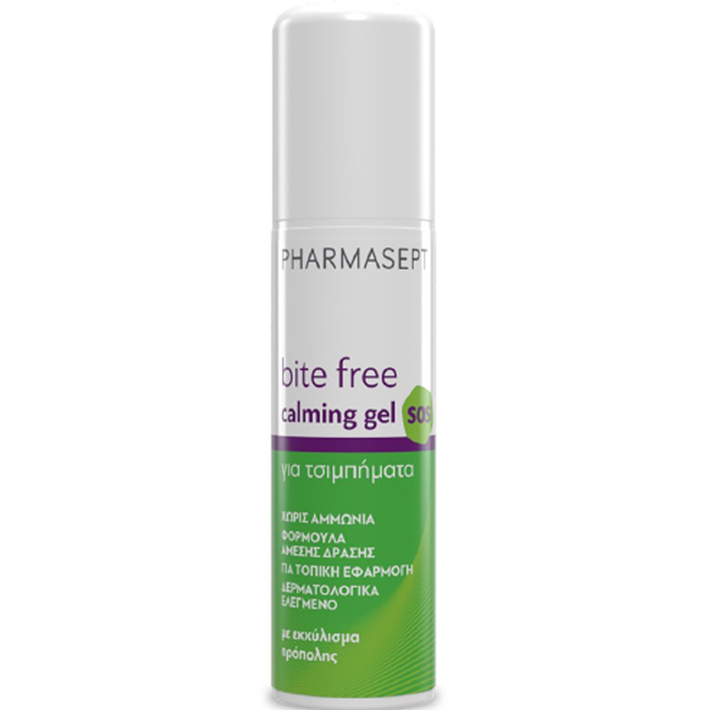 Pharmasept Pharmasept Bite Free Calming Gel SOS Roll-on για Μετά το Τσίμπημα από Έντομα & Τσούχτρες 15ml