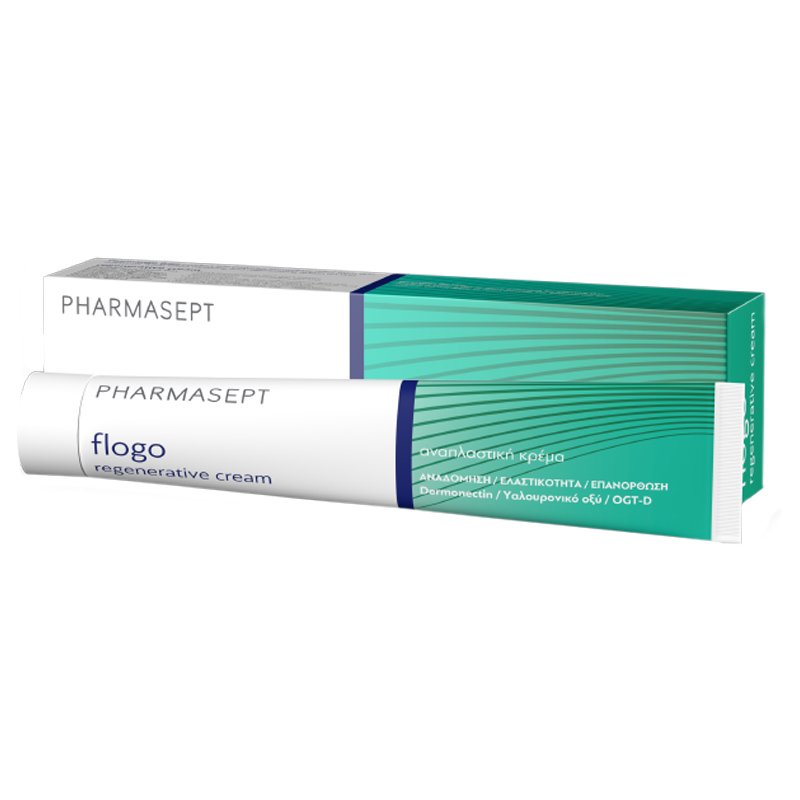 Pharmasept Pharmasept Flogo Regenerative Cream Αναπλαστική Κρέμα που Προστατεύει & Ενδυναμώνει την Επιδερμίδα από Δερματικούς Ερεθισμούς, Φλεγμονές & Ξηρότητα 50ml