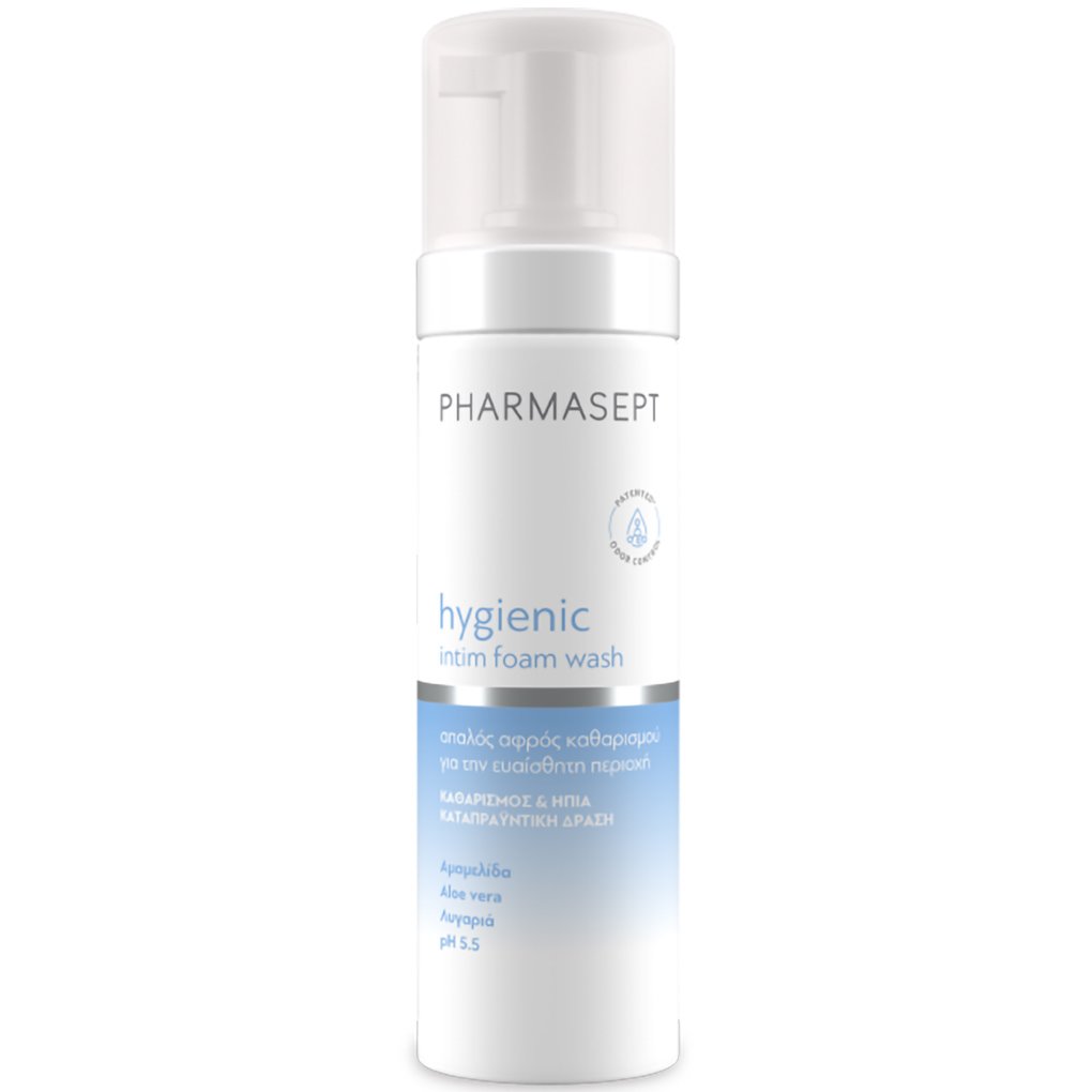 Pharmasept Pharmasept Hygienic Intim Care Foam Wash Απαλός Αφρός Υγιεινού Καθαρισμού για τη Φροντίδα της Ευαίσθητης Περιοχής 200ml